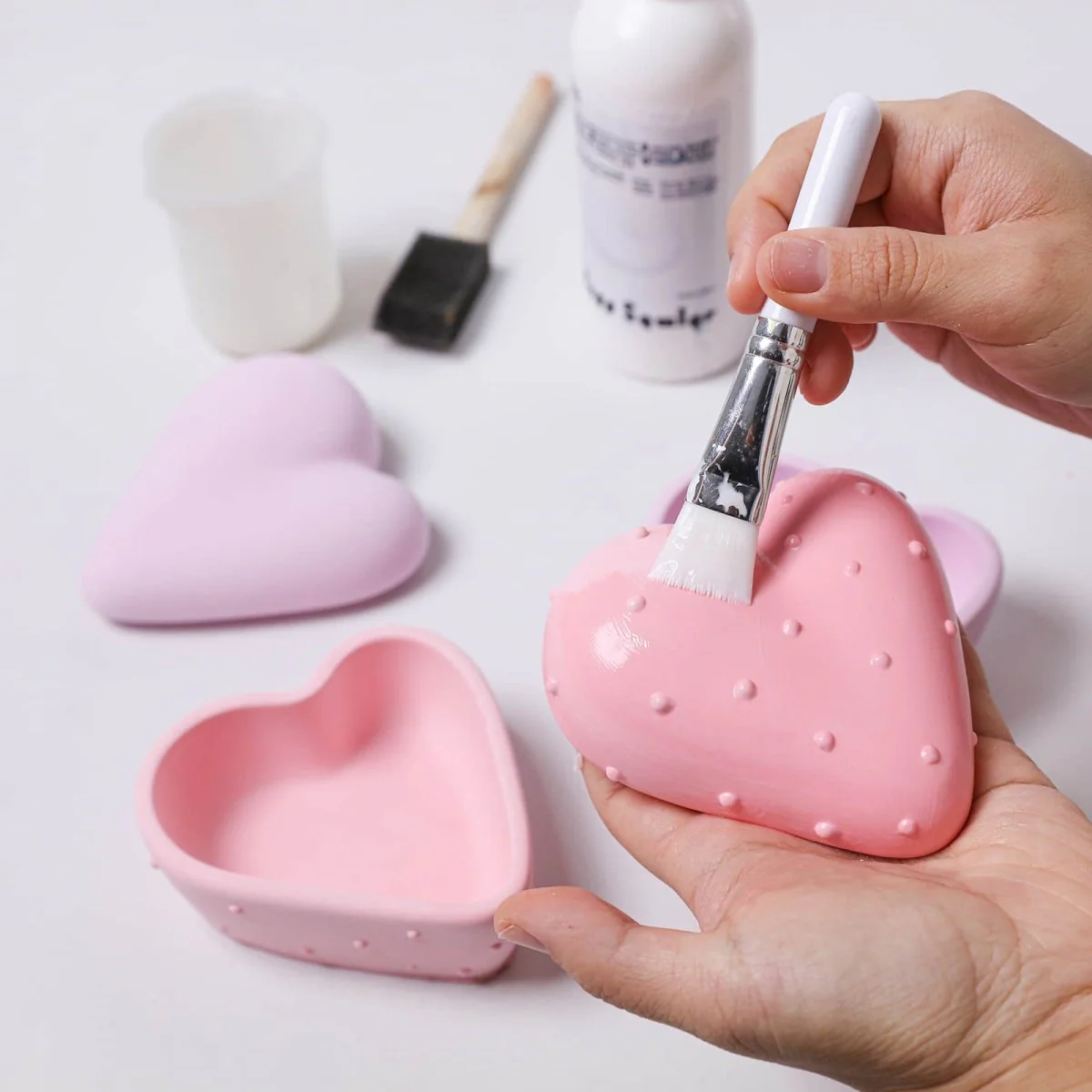 Cloud Heart Candle Jar Silicone Mold Collection - Image 6