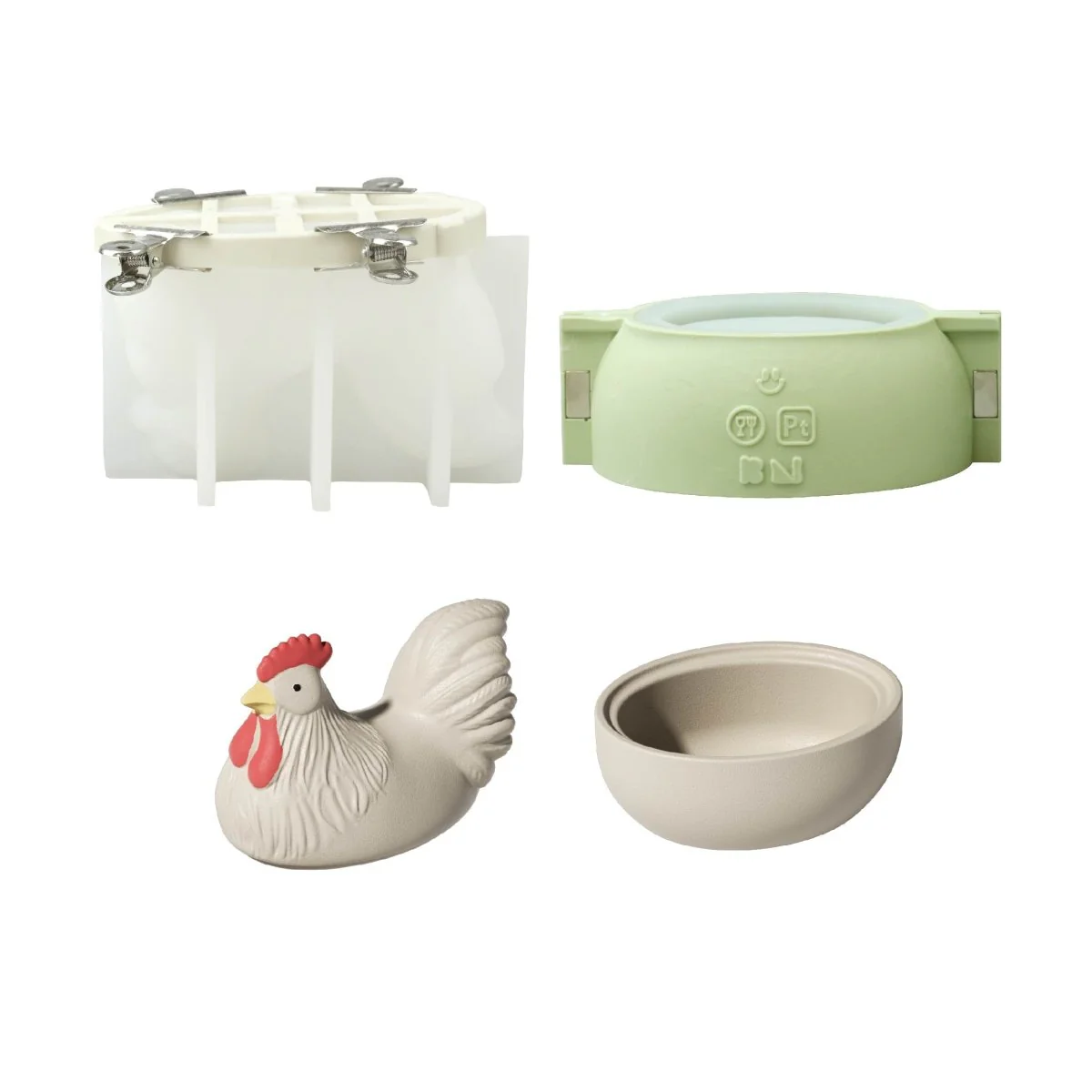 Cluckaroo Easter Candle Jar Silicone Mold - Image 12