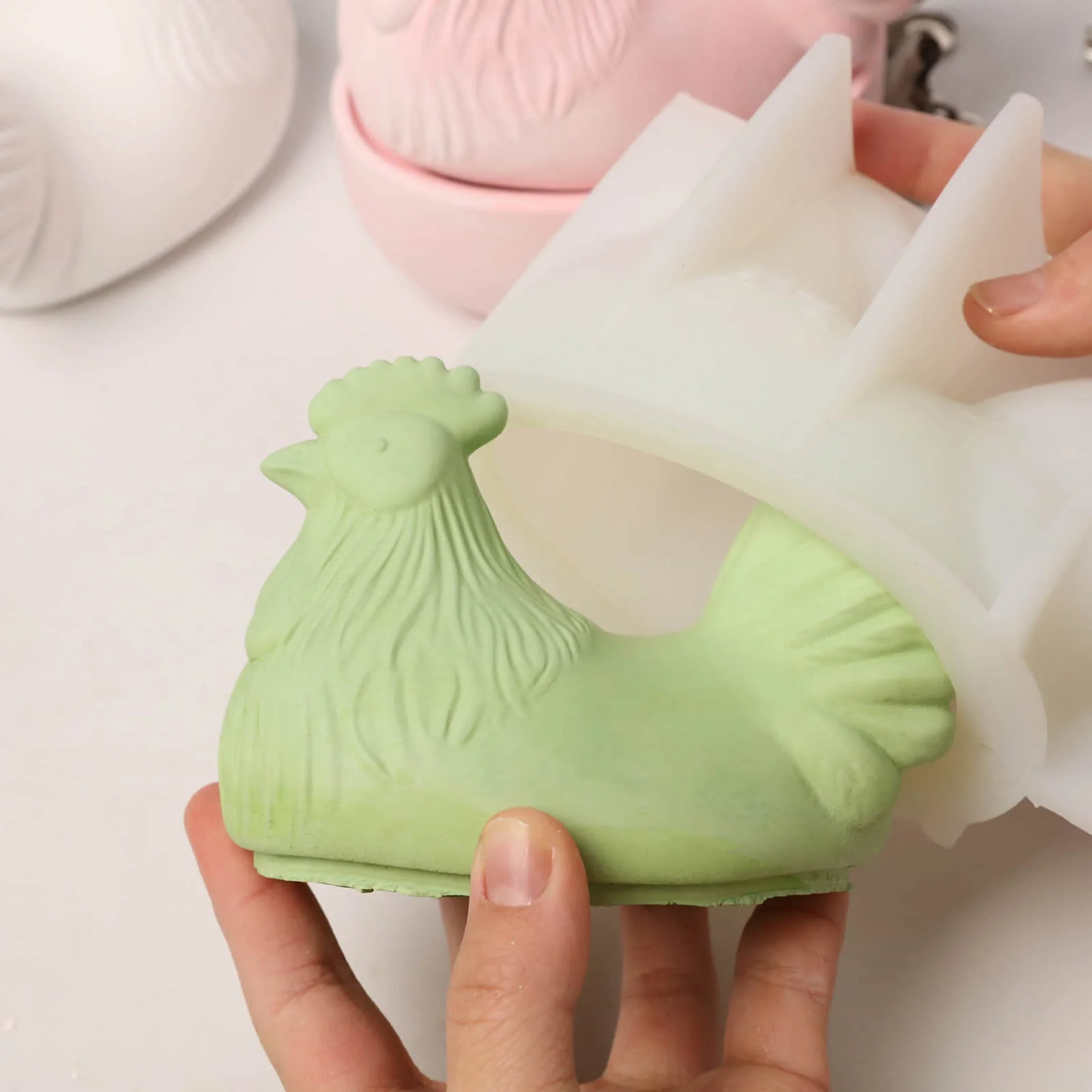 Cluckaroo Easter Candle Jar Silicone Mold - Image 7