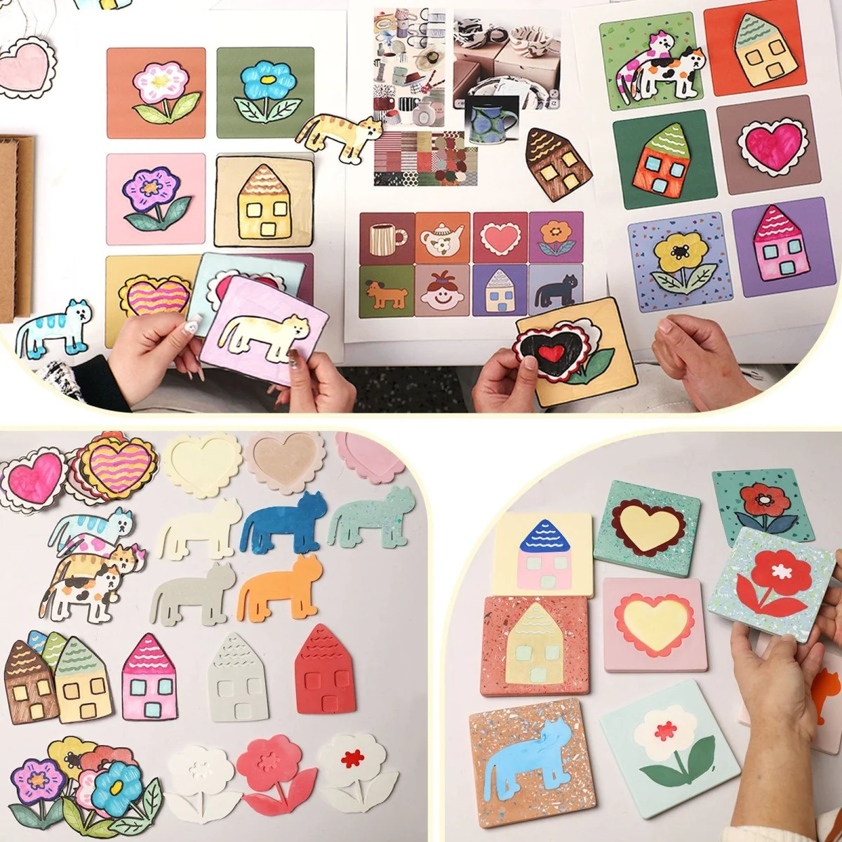Cozy Corners Coaster Silicone Mold Collection - Image 4