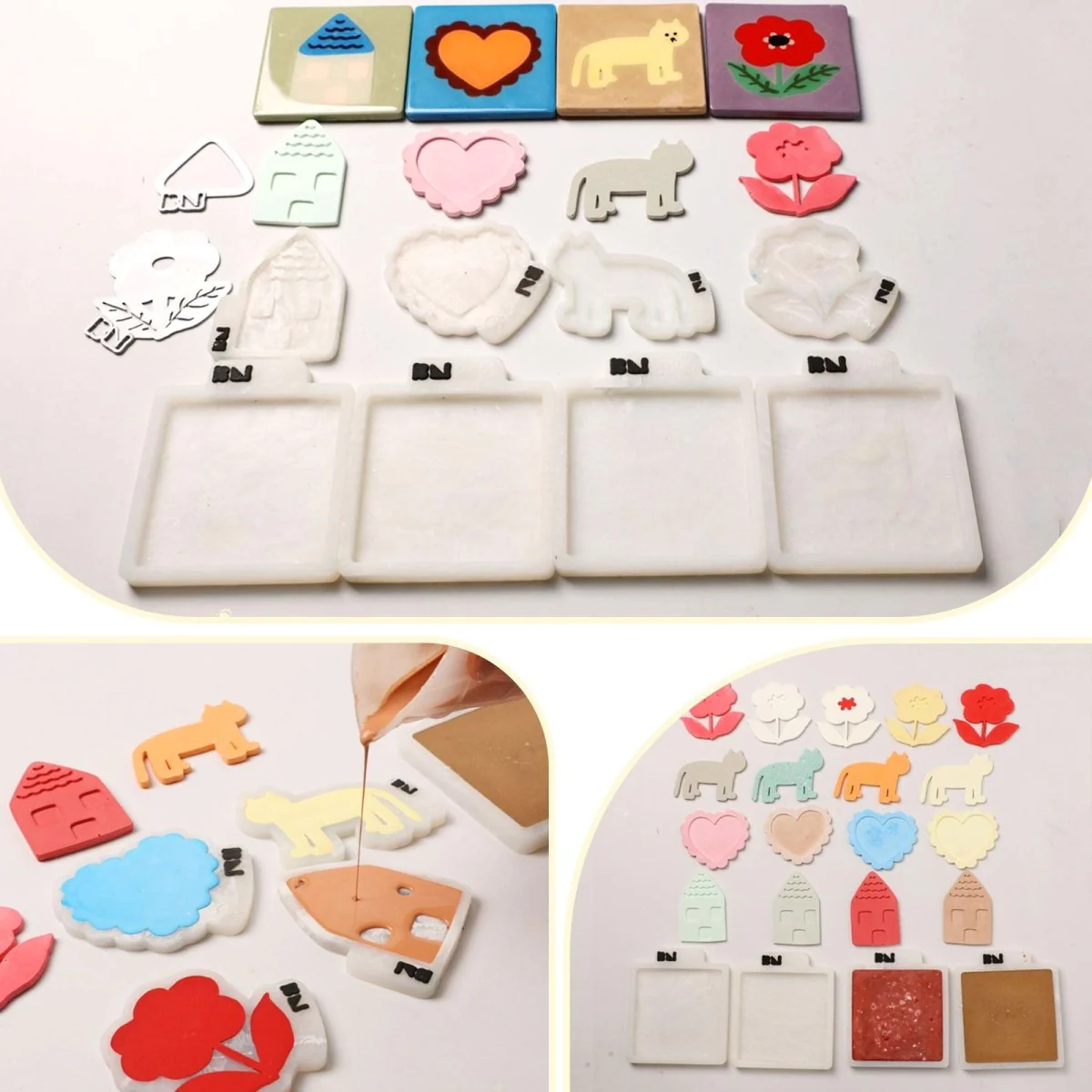 Cozy Corners Coaster Silicone Mold Collection - Image 5