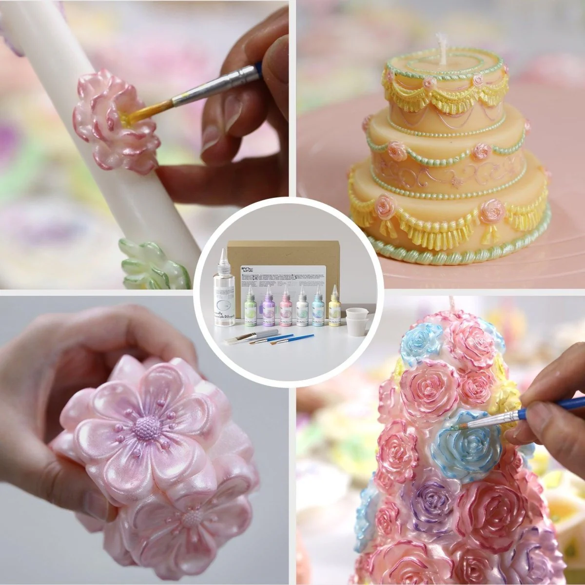 Colored Glossy Candle Varnish Set - 6 of Spring/Summer Vibe - Image 6