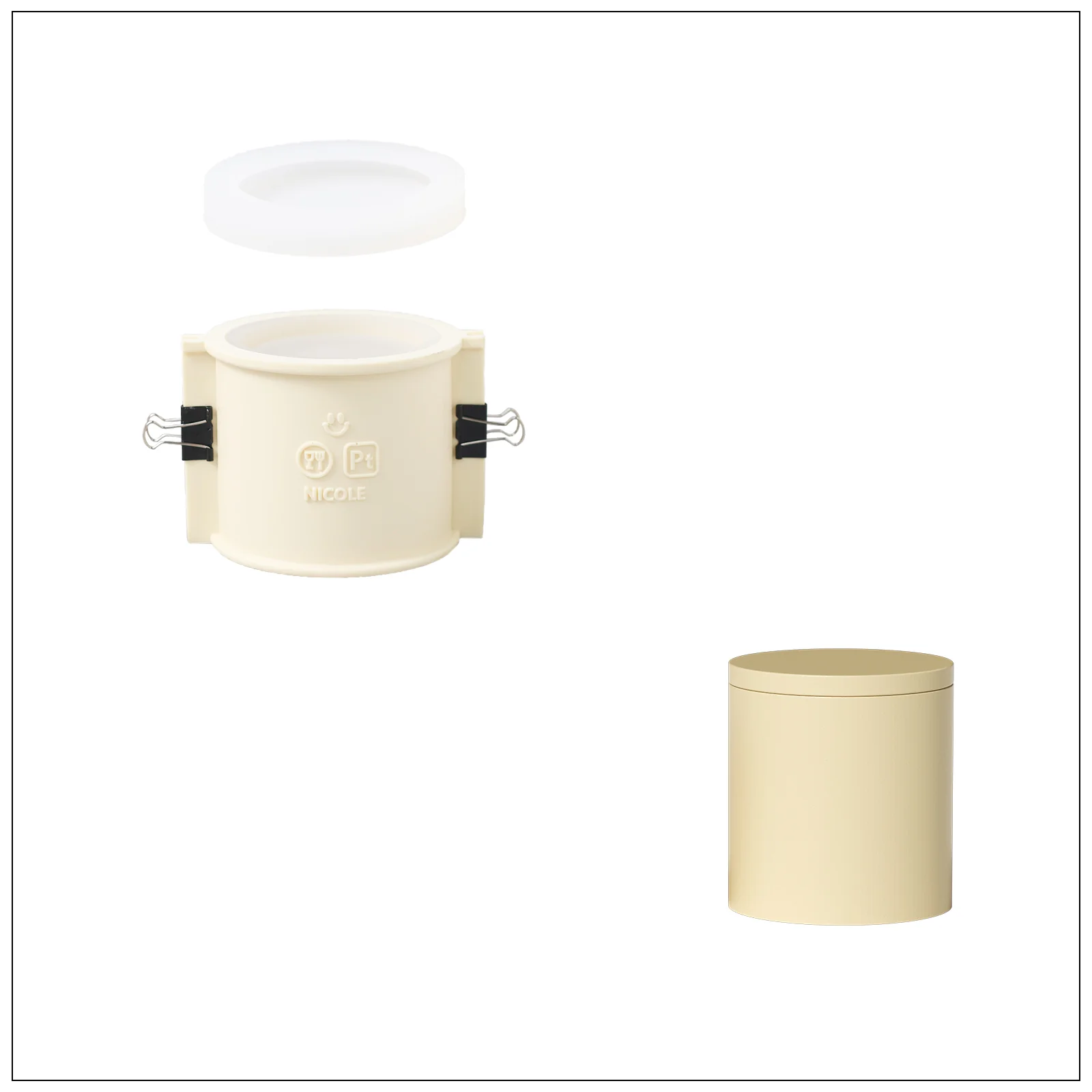 9.6oz Candle Jar Silicone Mold & Candle Refill Mold - Image 11