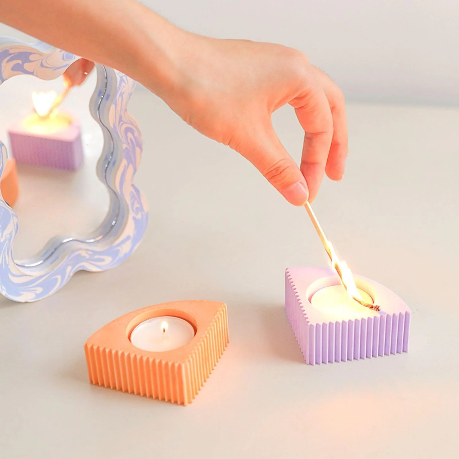 Tealight Candle Holder Silicone Mold - Image 4