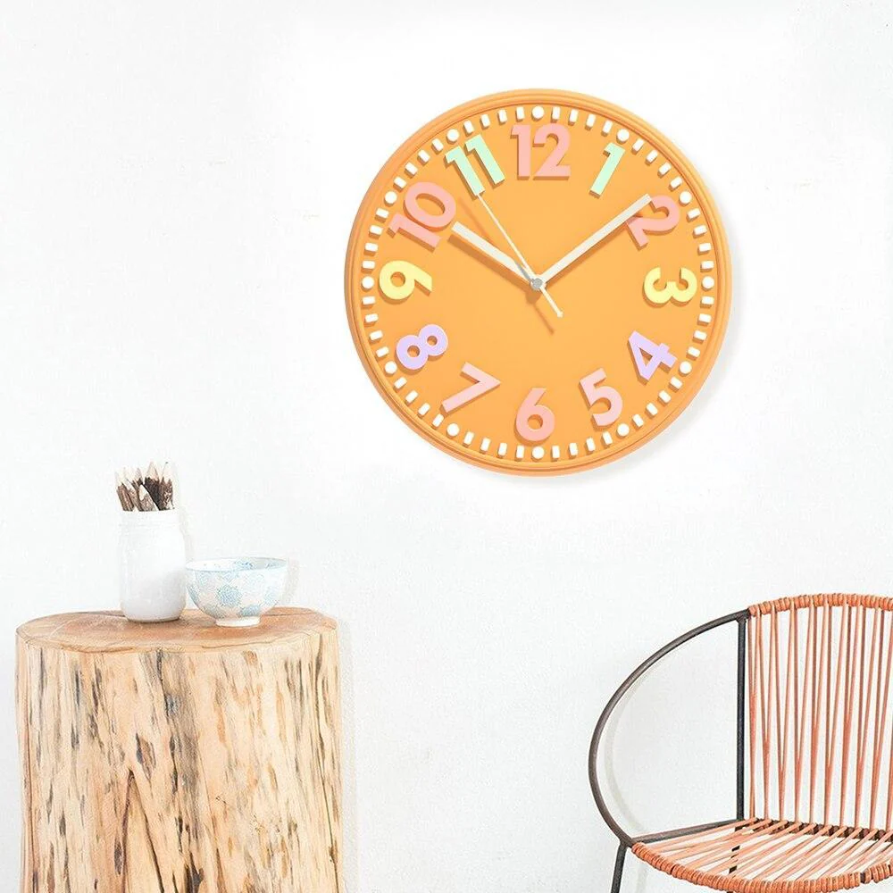 Concrete Numeral Wall Clock Silicone Mold - Image 3
