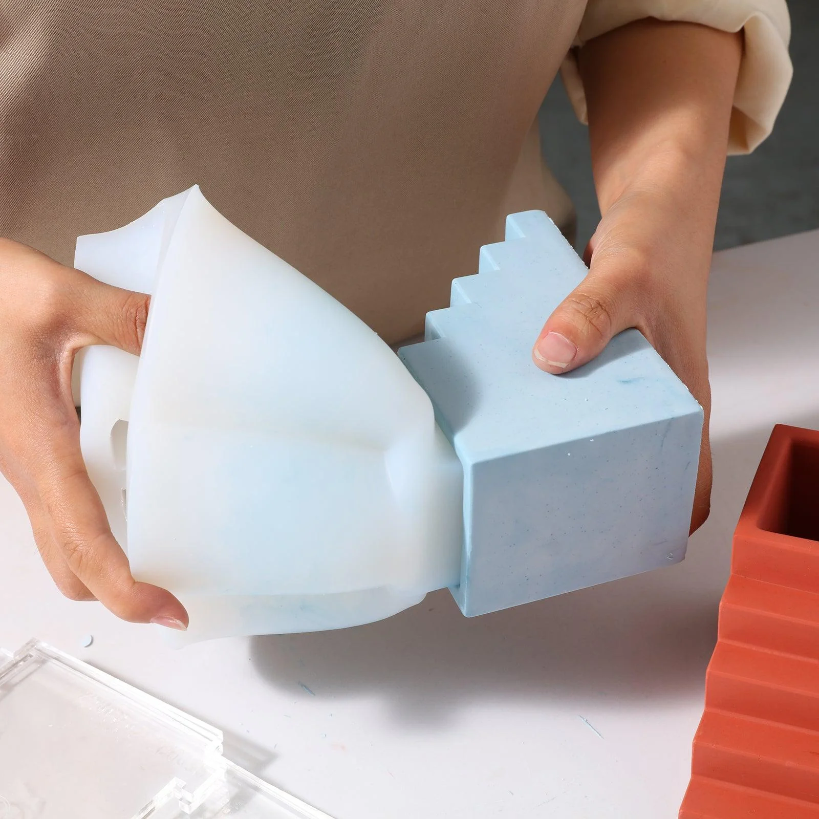 Stairway Pen Holder Silicone Mold - Image 3