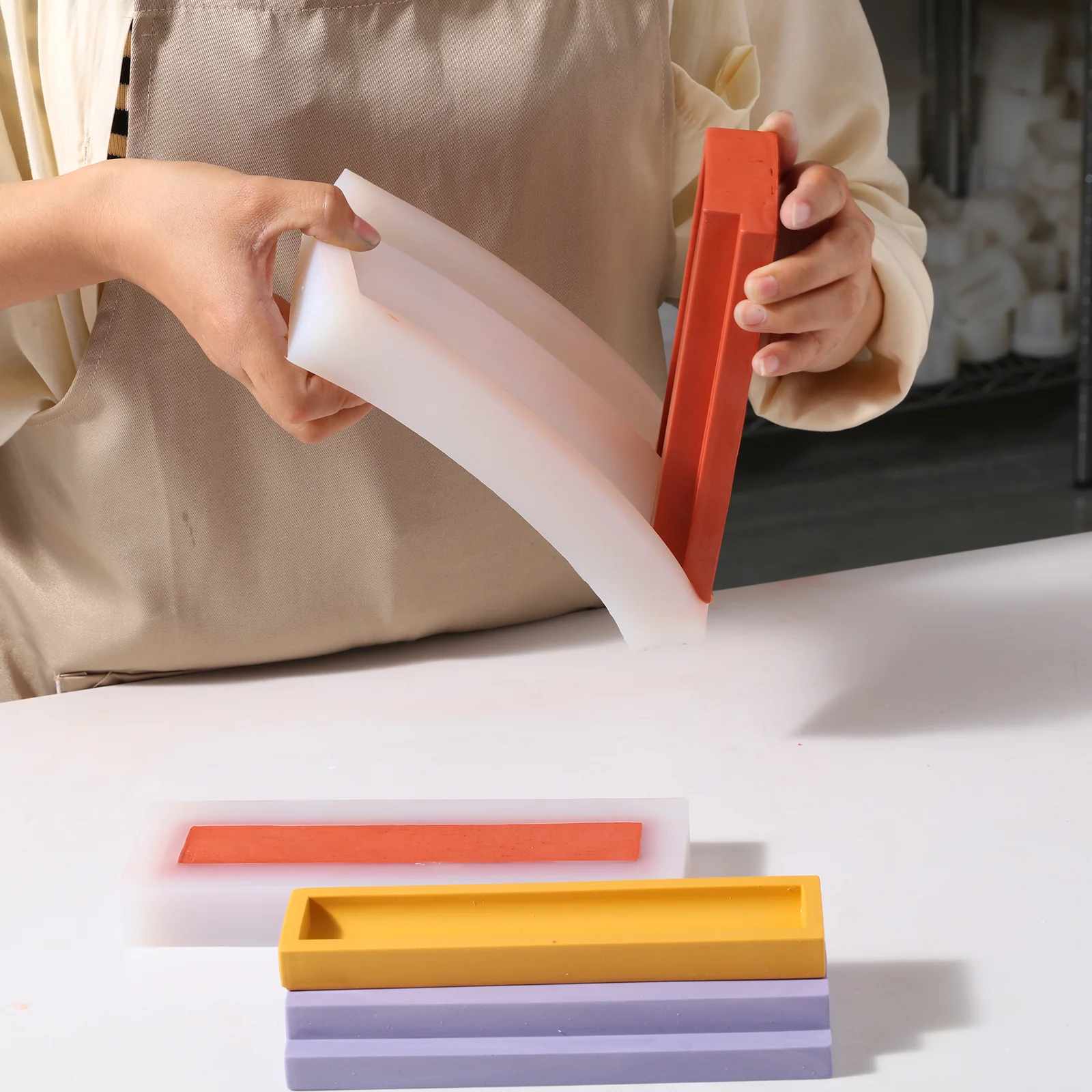 Staircase Pen Holder Silicone Mold - Image 2