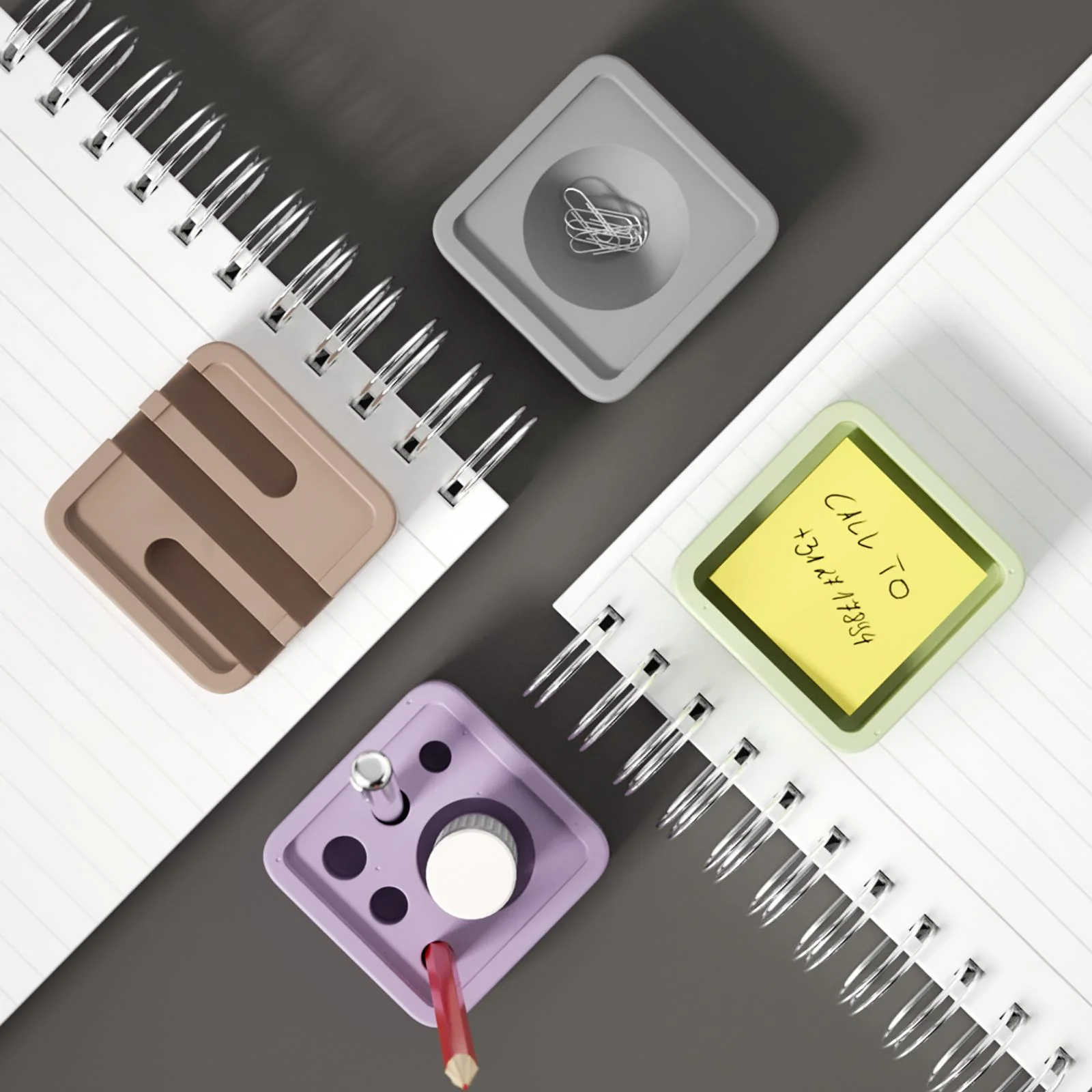 Square Multi-Functional Stationery Support Silicone Mold-Ⅰ - Image 6