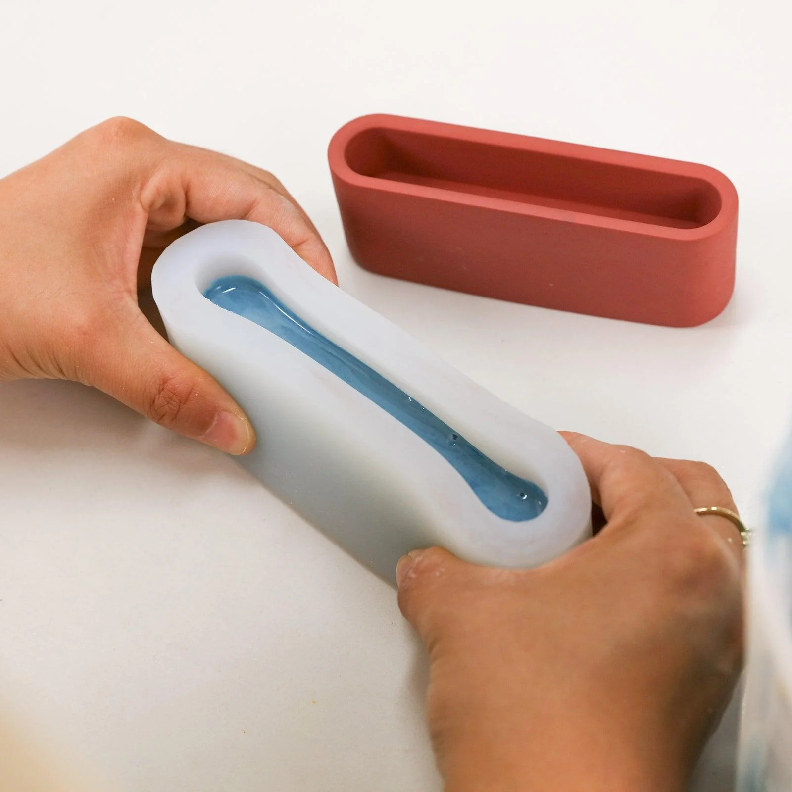 Long Shaped Post-it Note Holder Silicone Mold - Image 2