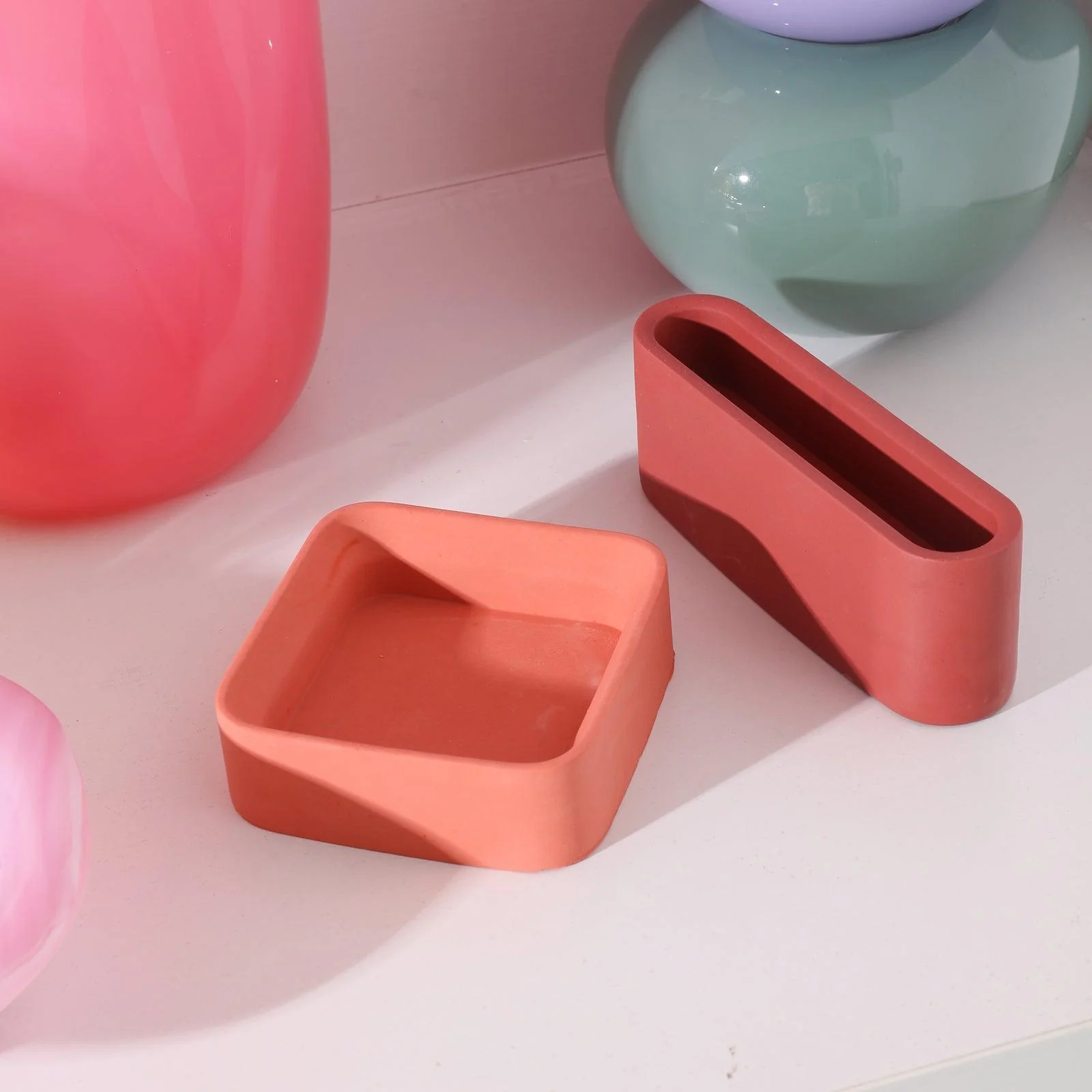 Square Small Desk Caddy Silicone Mold - Image 6