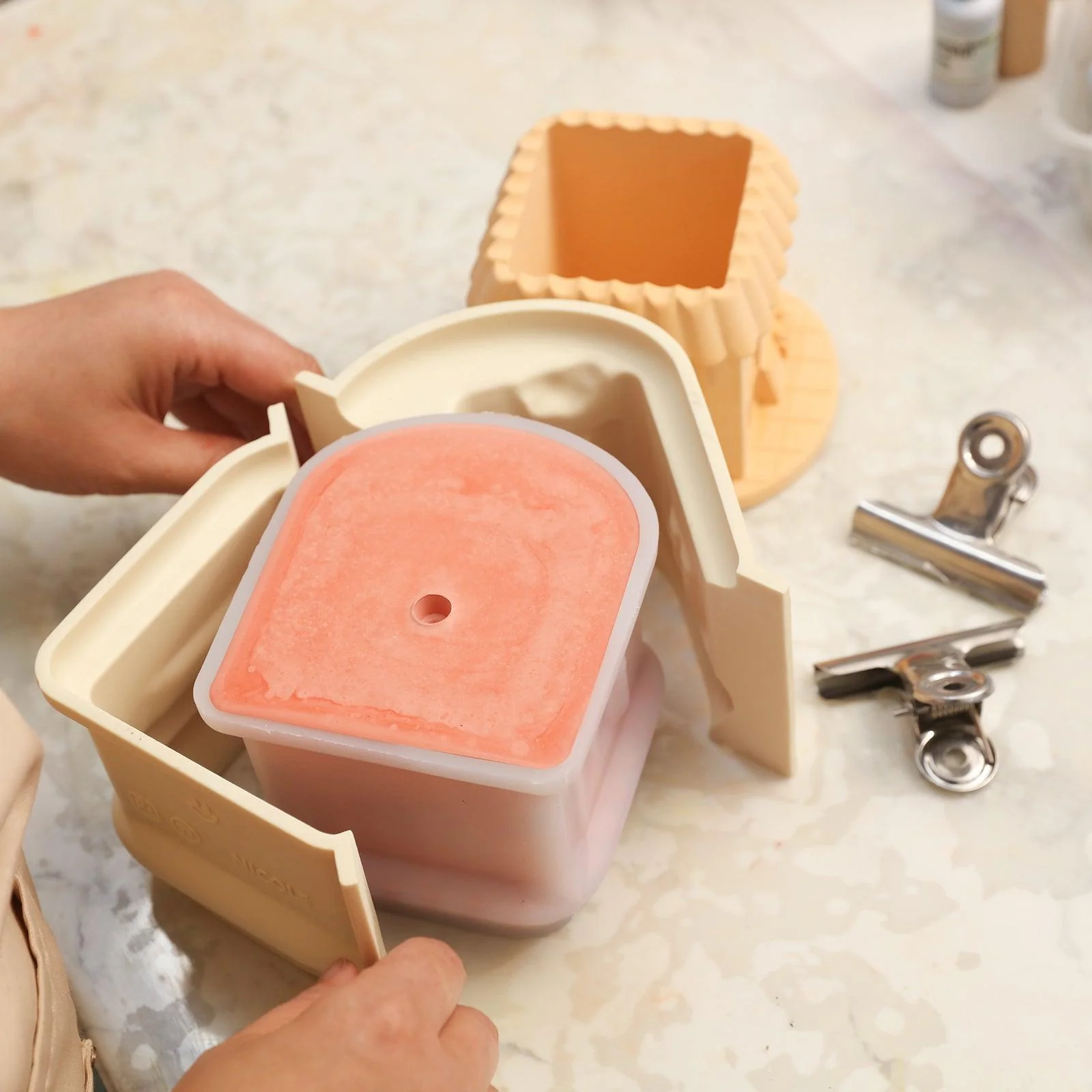 Mini-House Plant Pot Silicone Mold - Image 2