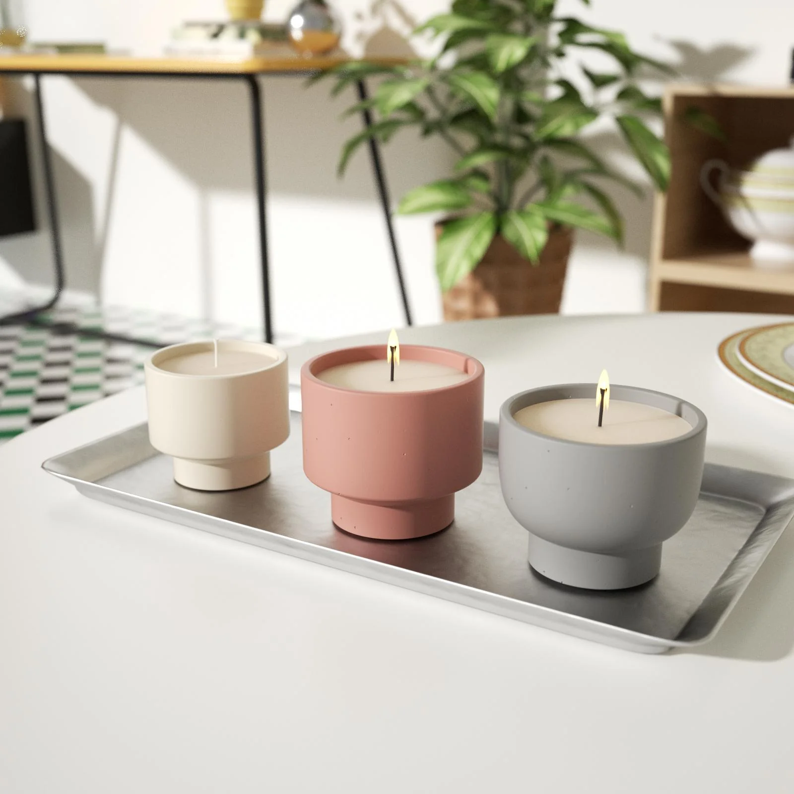 Bowl-shaped Concrete Plant Pot Silicone Mold - Ⅲ - Image 6