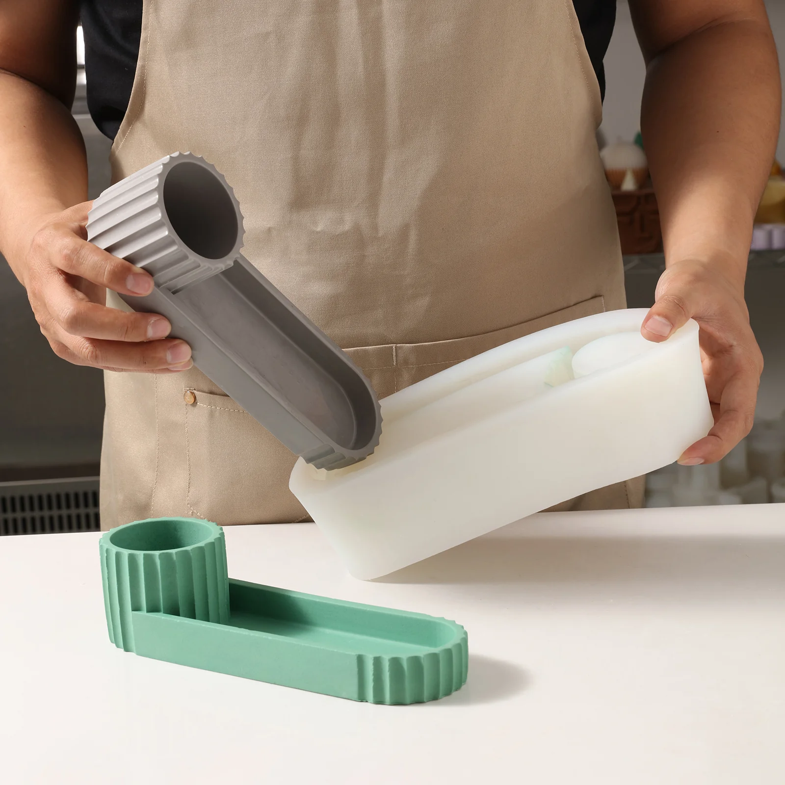 Short Pen Holder Silicone Mold - Image 2