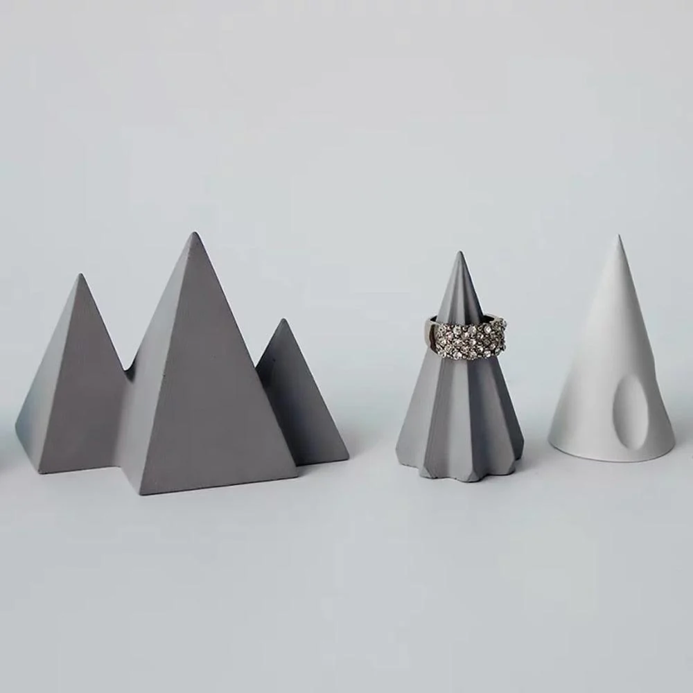 7-Pieces Concrete Ring Holder Silicone Mold - Image 6