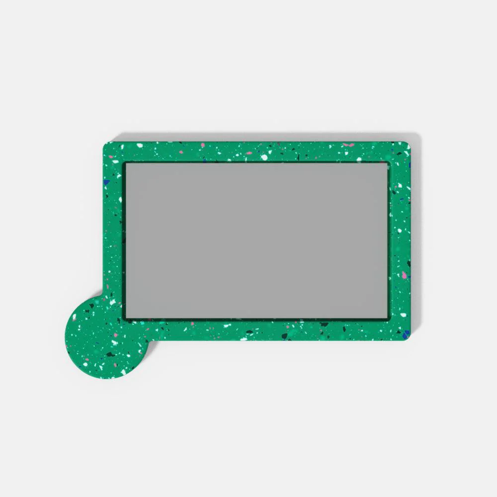 Square Handheld Mirror Mold with Glass