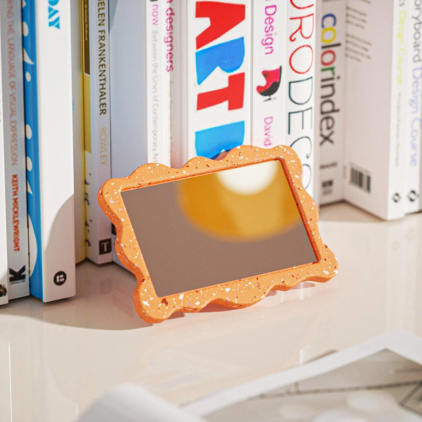 Square Handheld Mirror Mold with Glass - Image 4