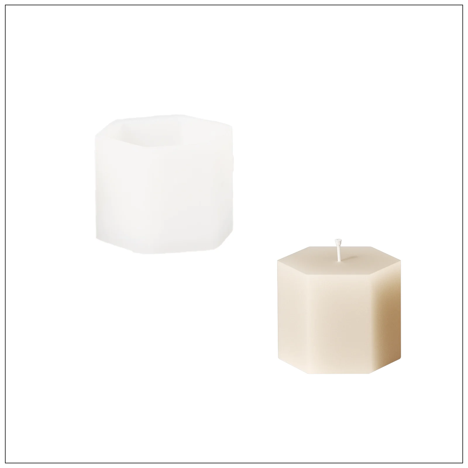 Elegant Gothic Architecture Candle Jar Silicone Mold with 7.5oz Candle Refill Mold - Image 13