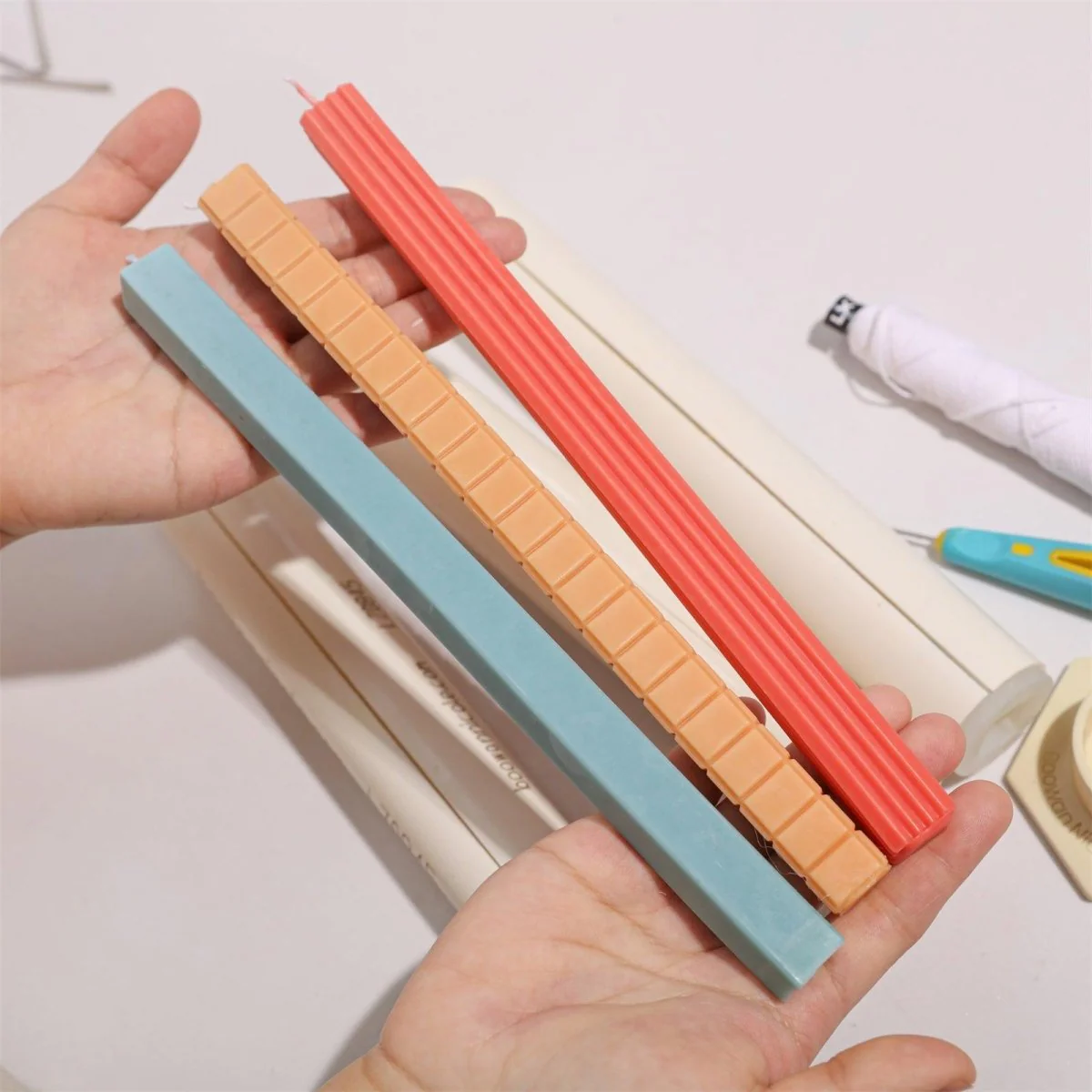 Cubis Taper Candle Silicone Mold Collection - Image 2