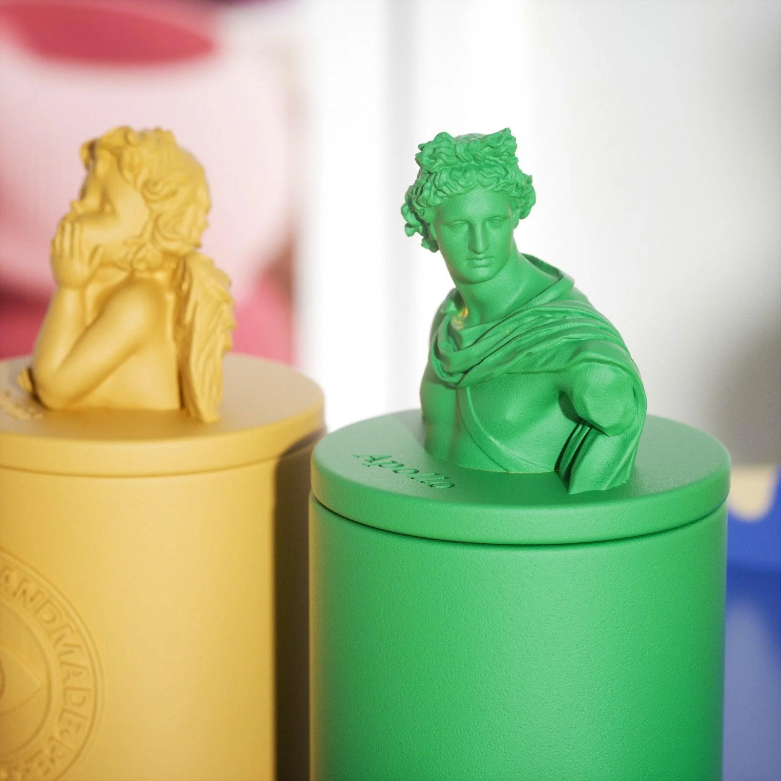 Mythology Sculptures APOLLO Concrete Candle Jar Silicone Mold - Image 6