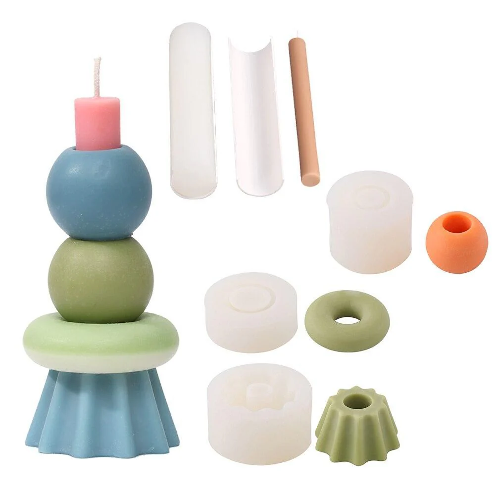 Building Blocks Stackable Modular Candle Mold - Image 24