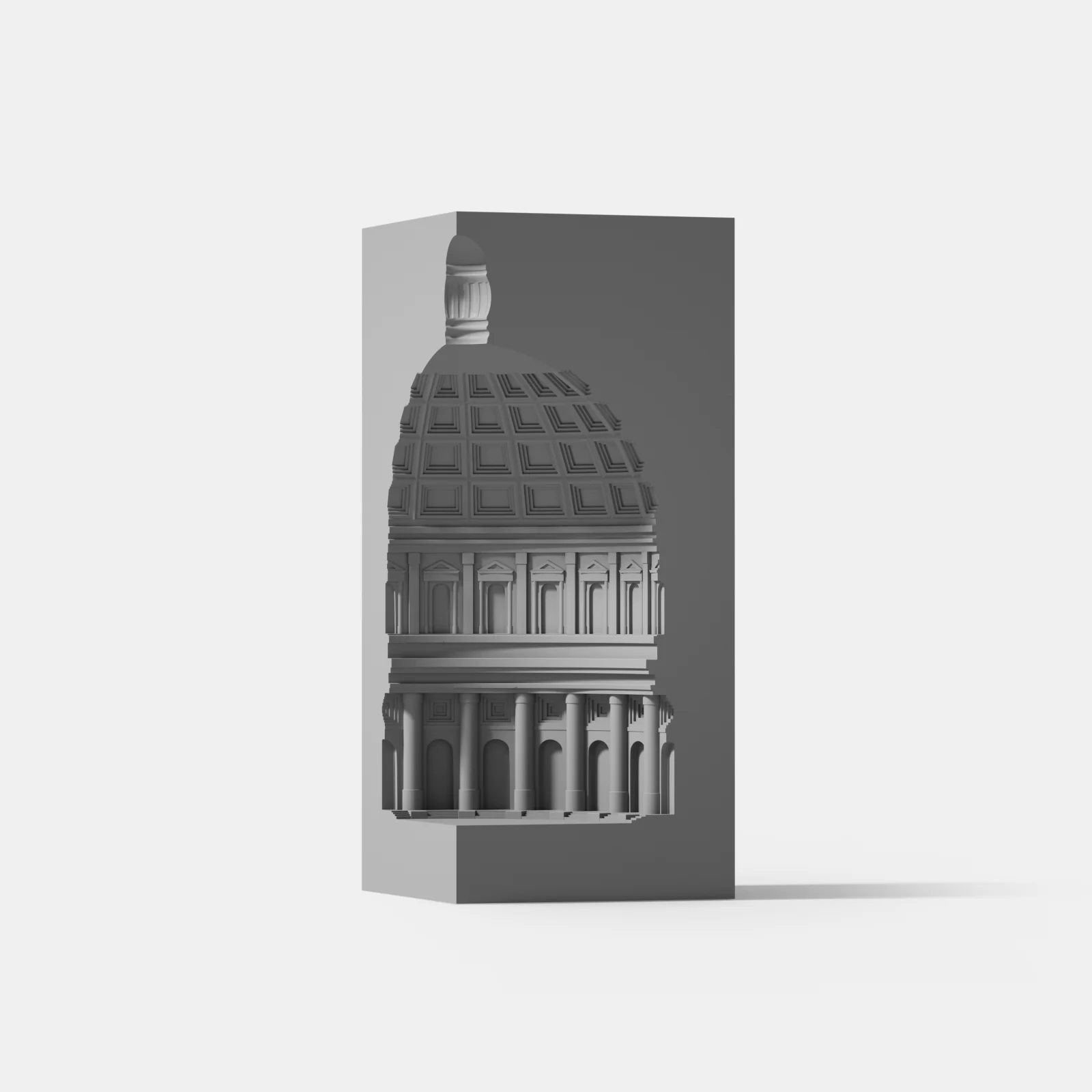 Architectural Bookend & Decorative Sculpture Silicone Mold