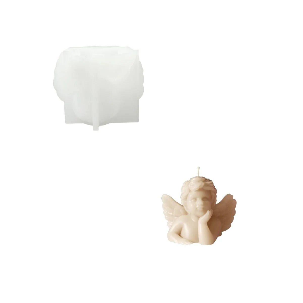 Dreamy Cherub Candle Silicone Mold Collection - Image 9