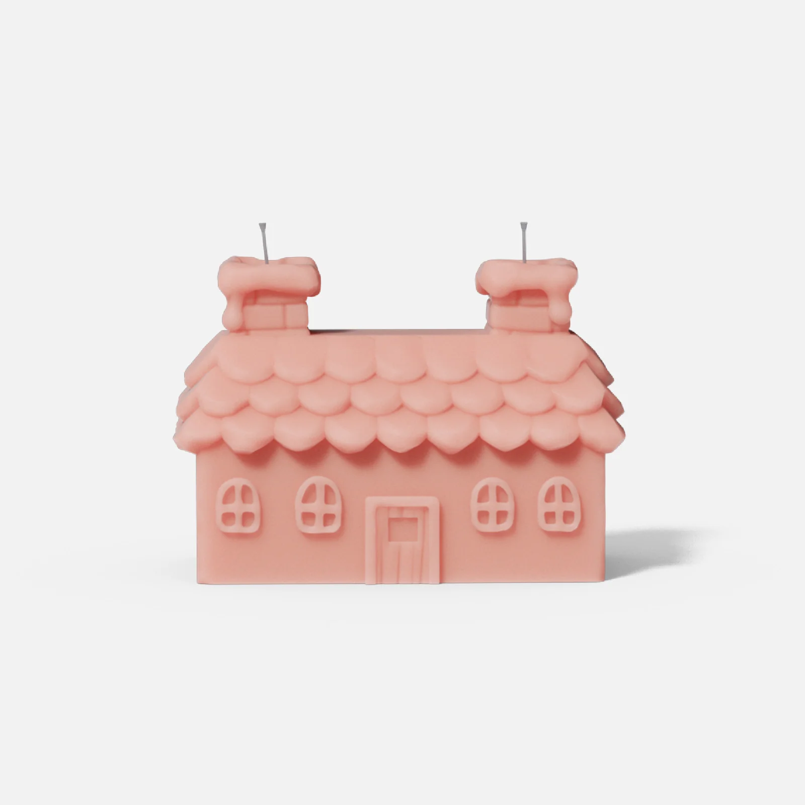 Cozy Miniature Dwelling House Candle Silicone Mold - â…¡