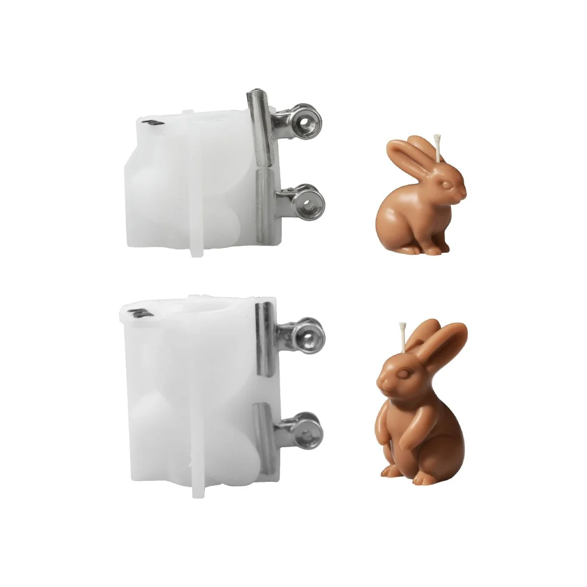 Bunny Buddy Candle Silicone Mold - Image 11