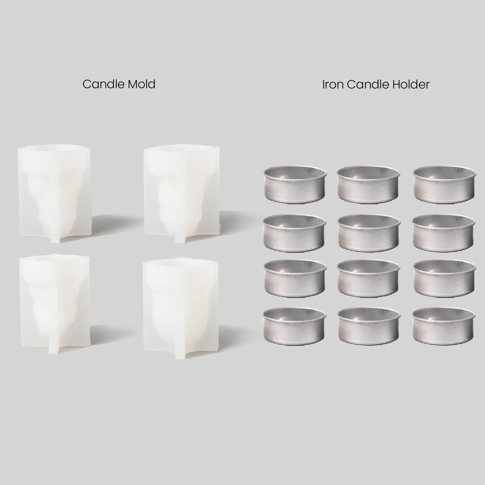 Easter Bunny Tealight Candle Silicone Mold - Image 10