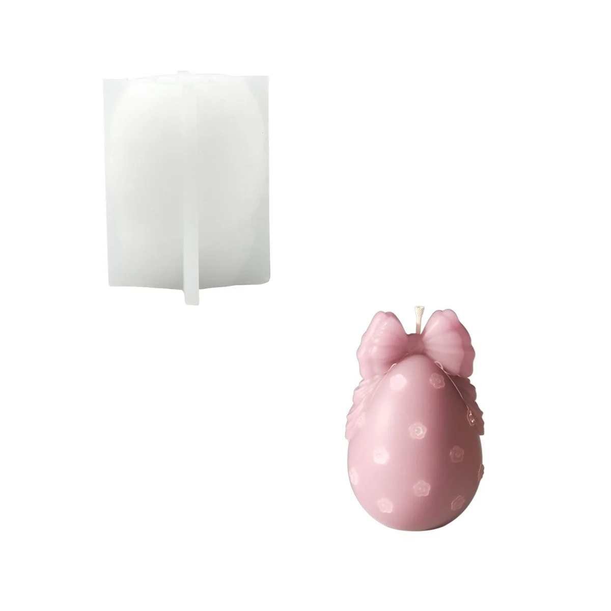 Easter's Floral Egg Delights Container Candle Silicone Mold Collection - Image 14