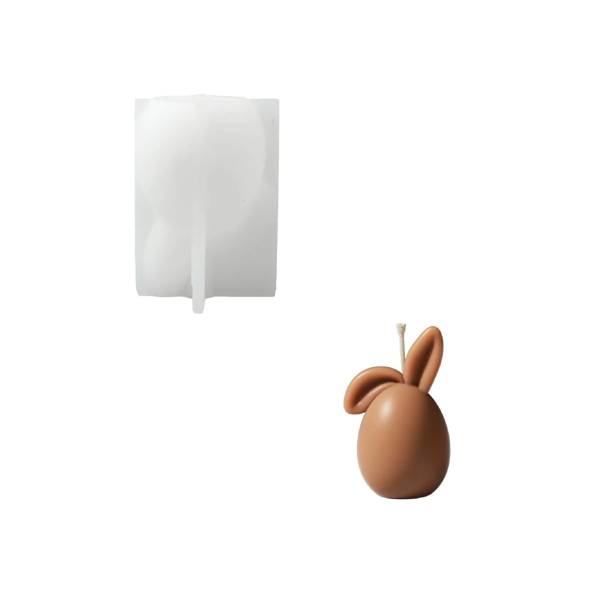 The Bunny Egg Parade Candle Silicone Mold Collection - Image 10