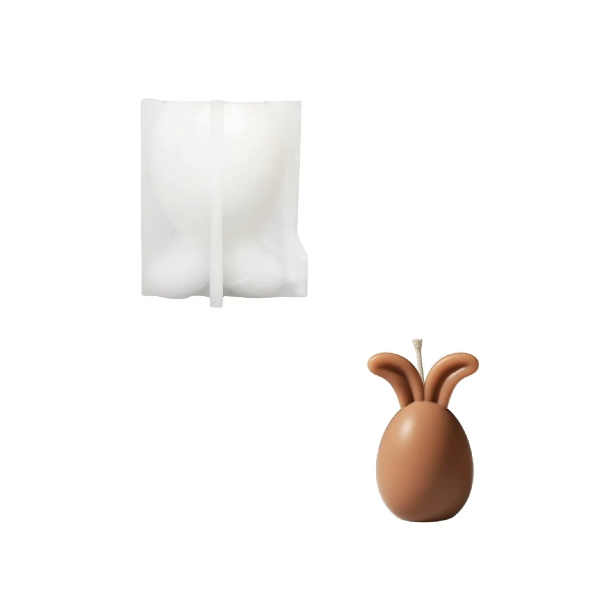 The Bunny Egg Parade Candle Silicone Mold Collection - Image 11