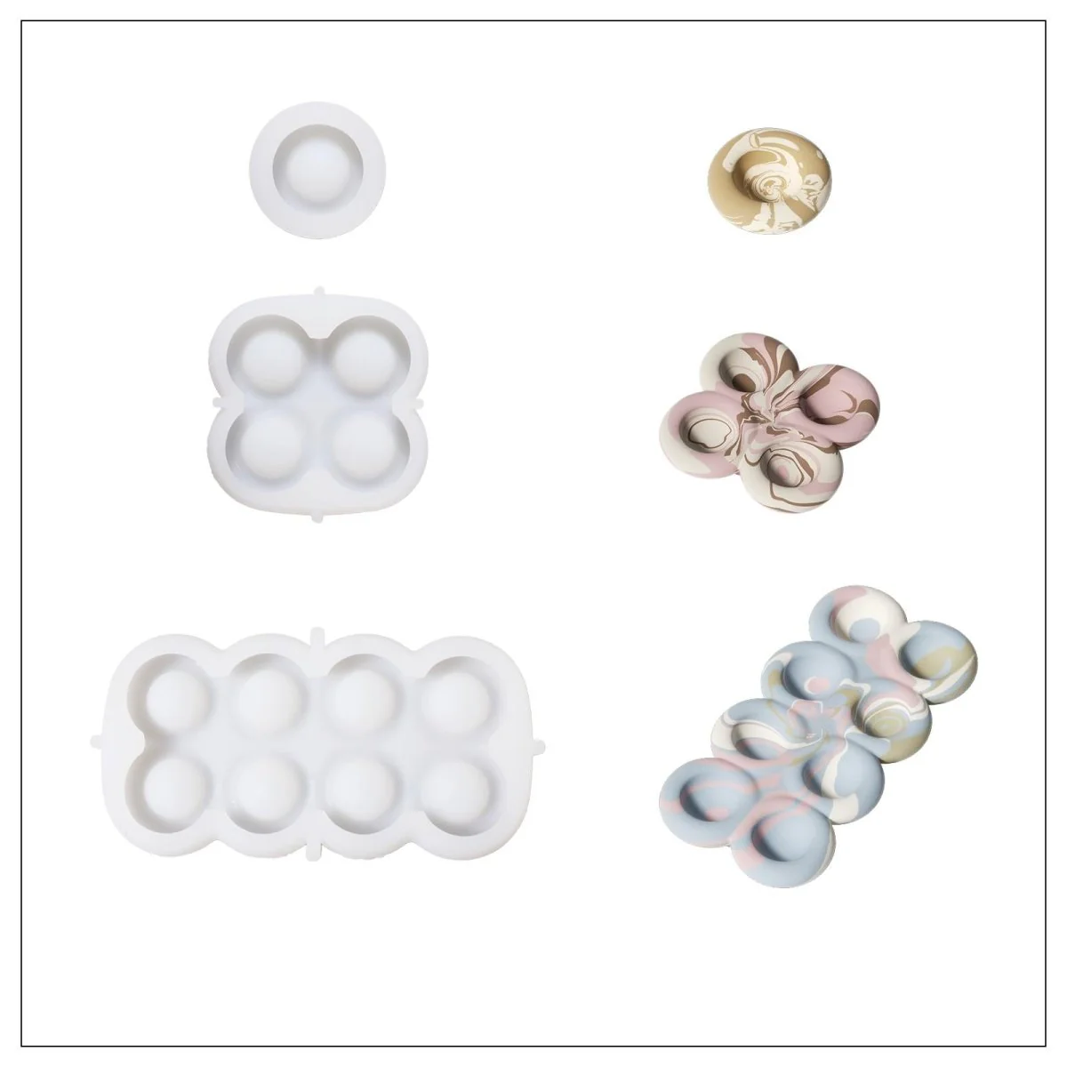 Egg Ripple Round Egg Tray Mold Collection - Image 10