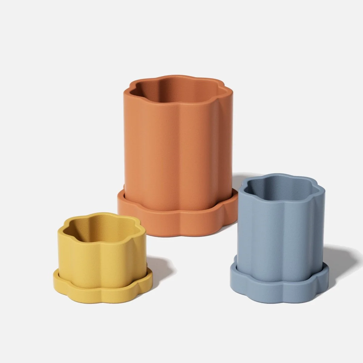 Floral Column Plant Pot Silicone Mold - Image 5