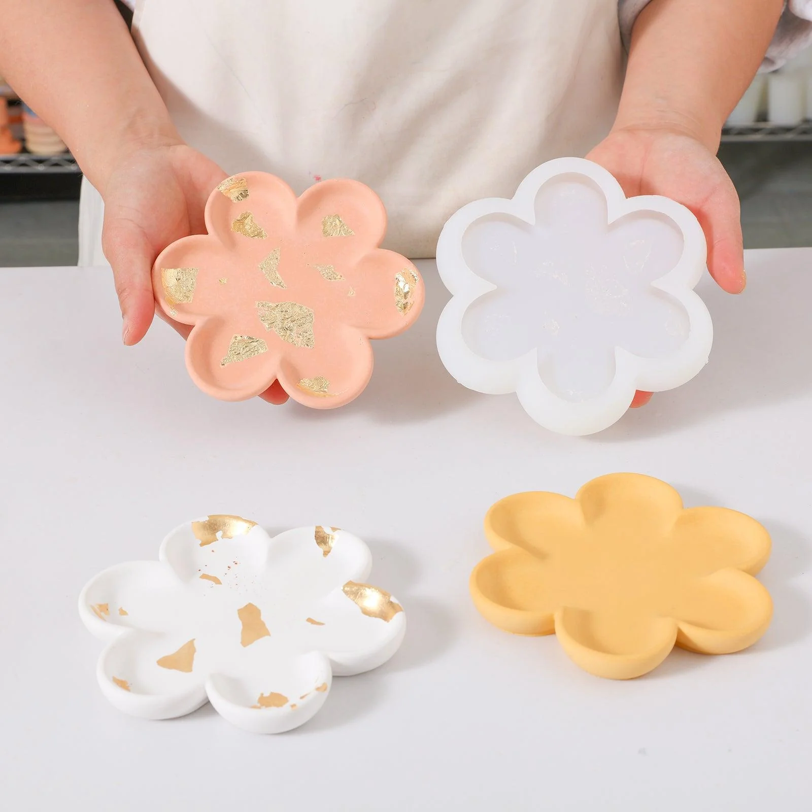 Flower Tray Concrete  Silicone Mold - Image 3
