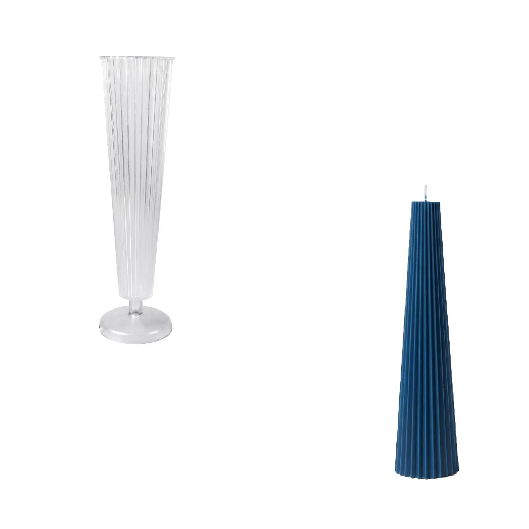 Fluted Spire Acrylic Candle Mold - Image 9