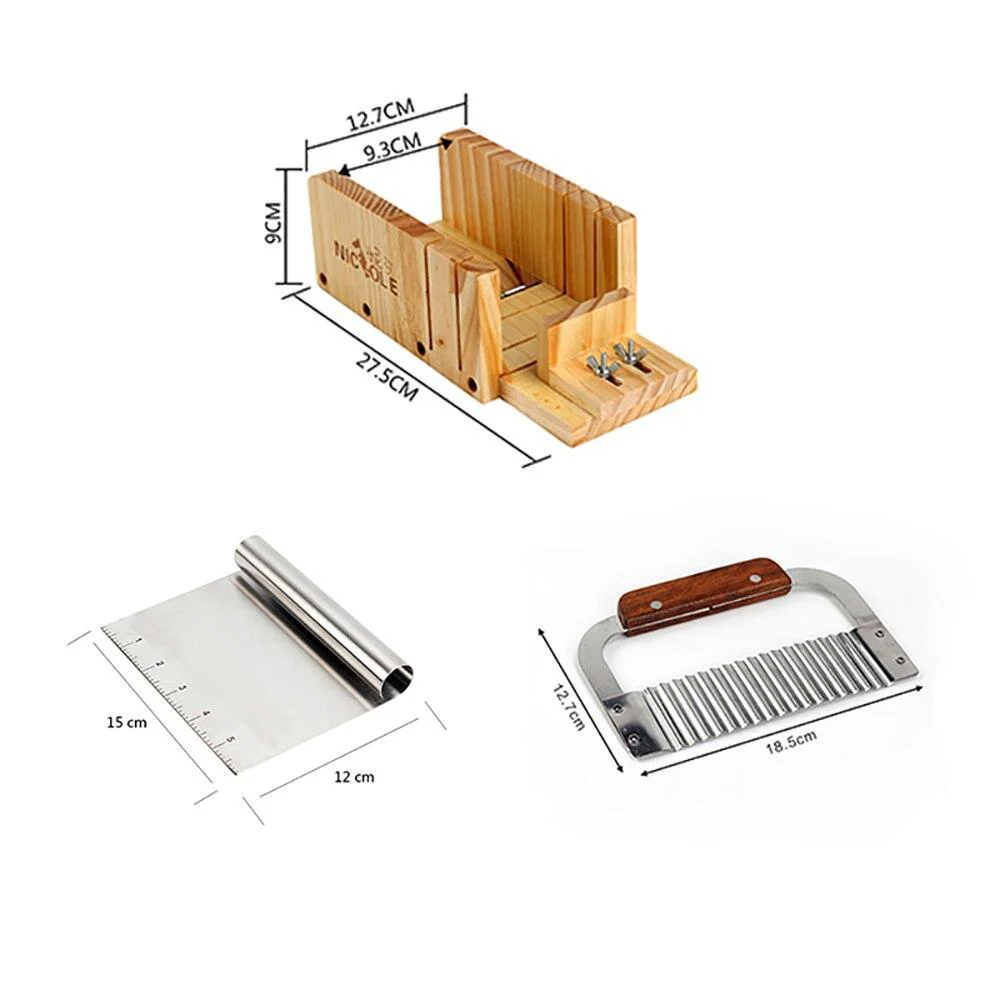 Delux Small Batch Soap Making Silicone Mold Tool Kit - Image 3