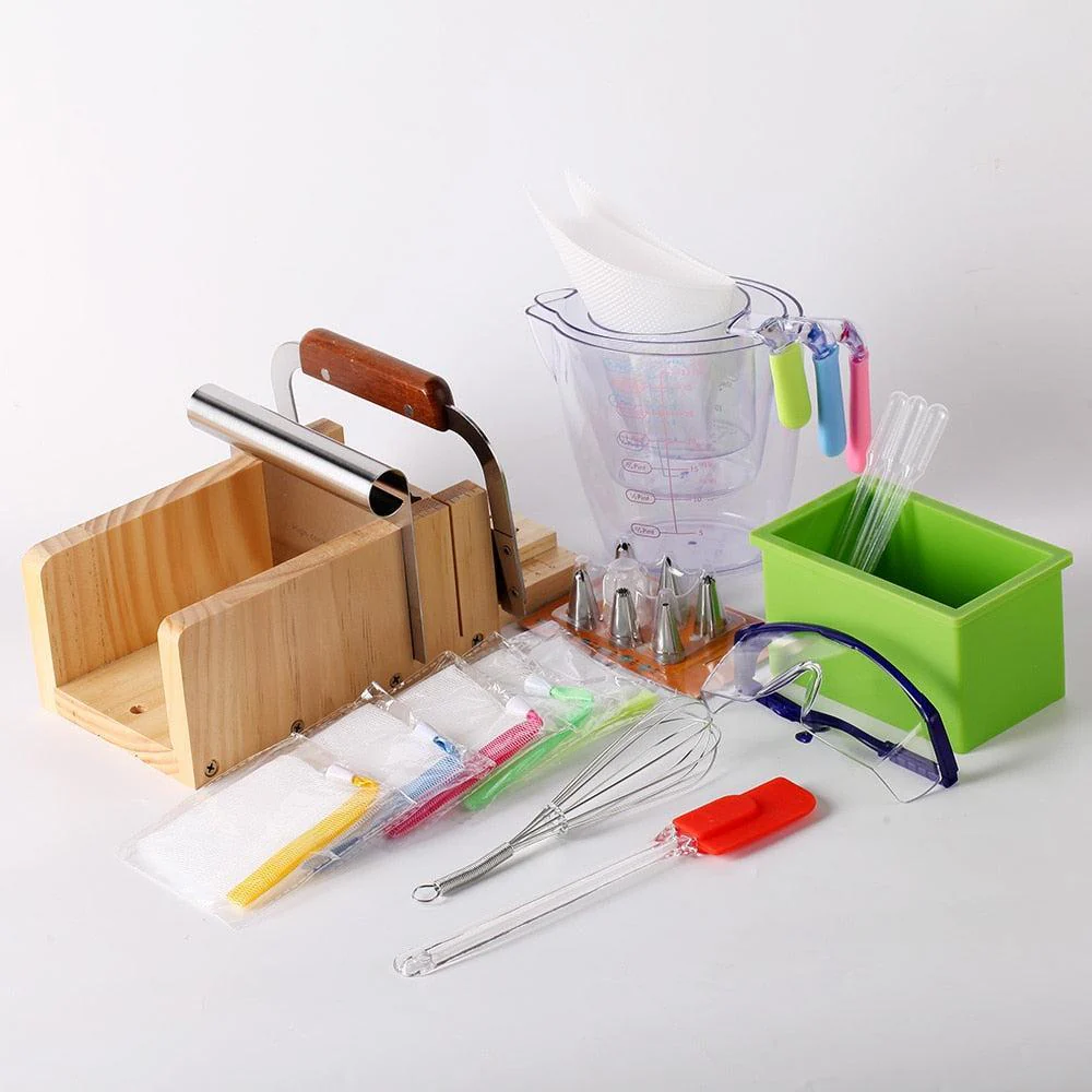 Delux Small Batch Soap Making Silicone Mold Tool Kit - Image 4
