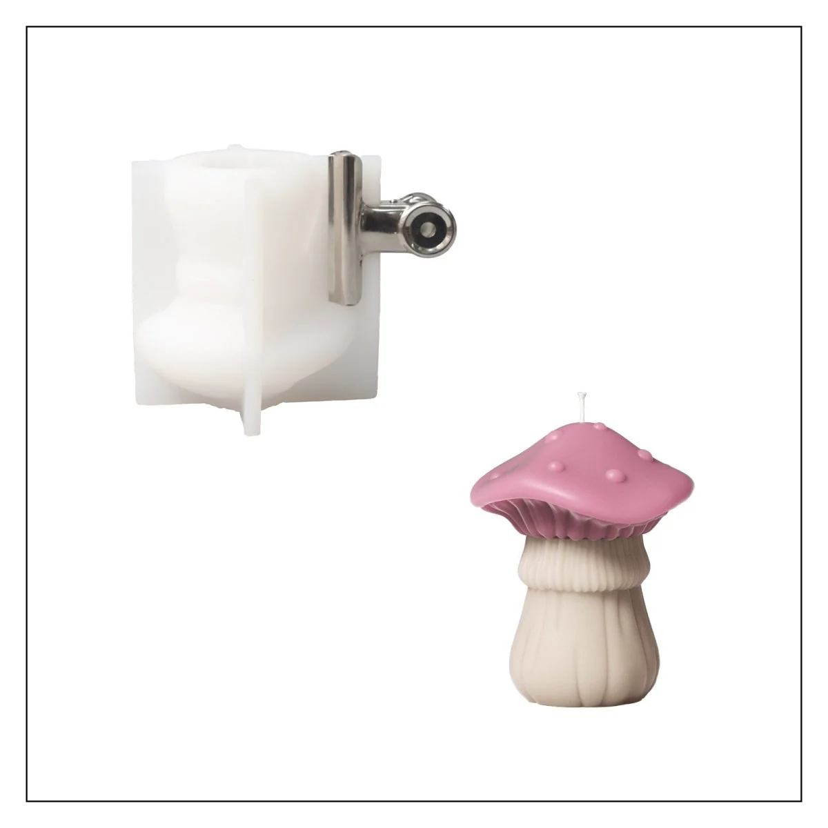 Funky Mushroom Candle Silicone Mold - Image 11
