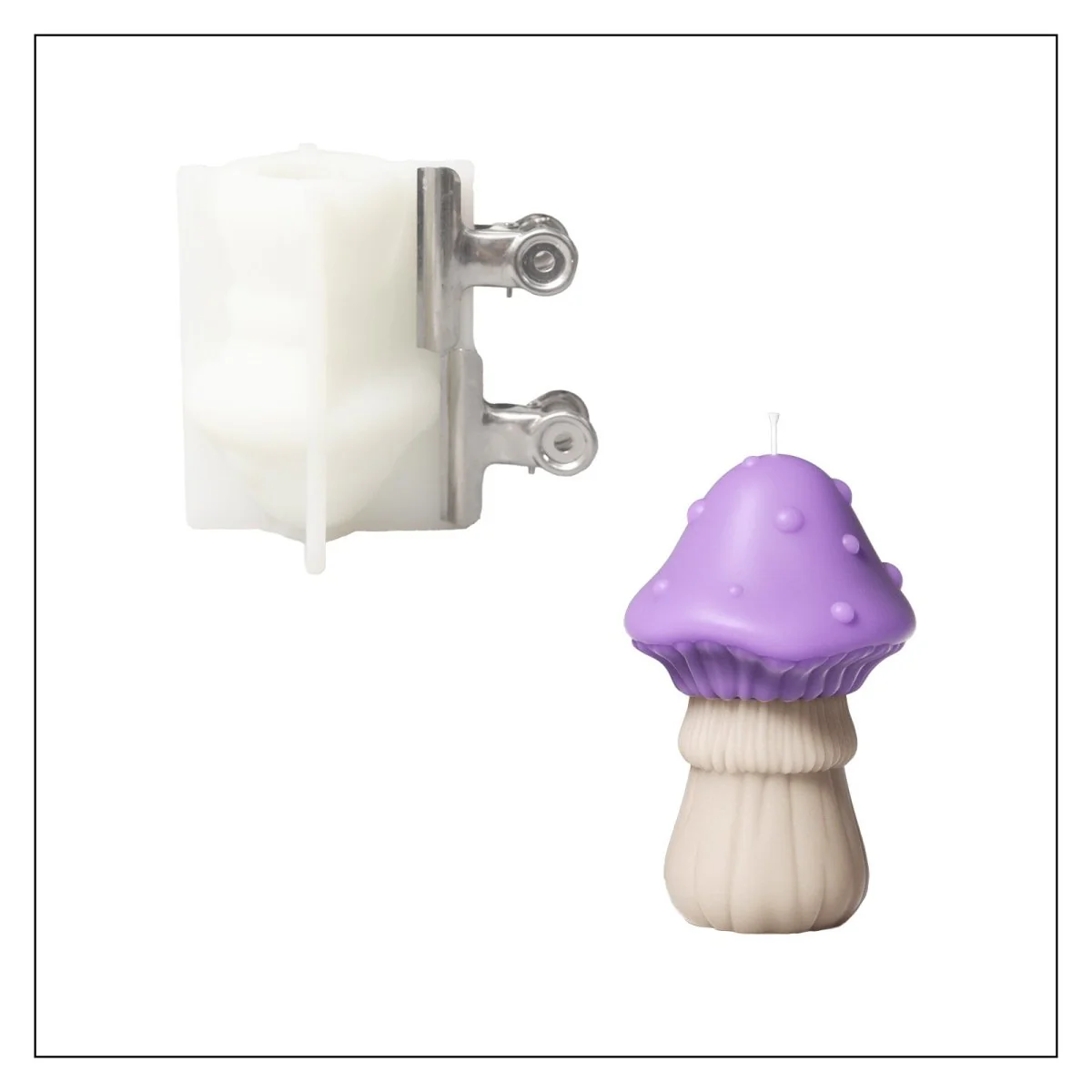 Funky Mushroom Candle Silicone Mold - Image 12