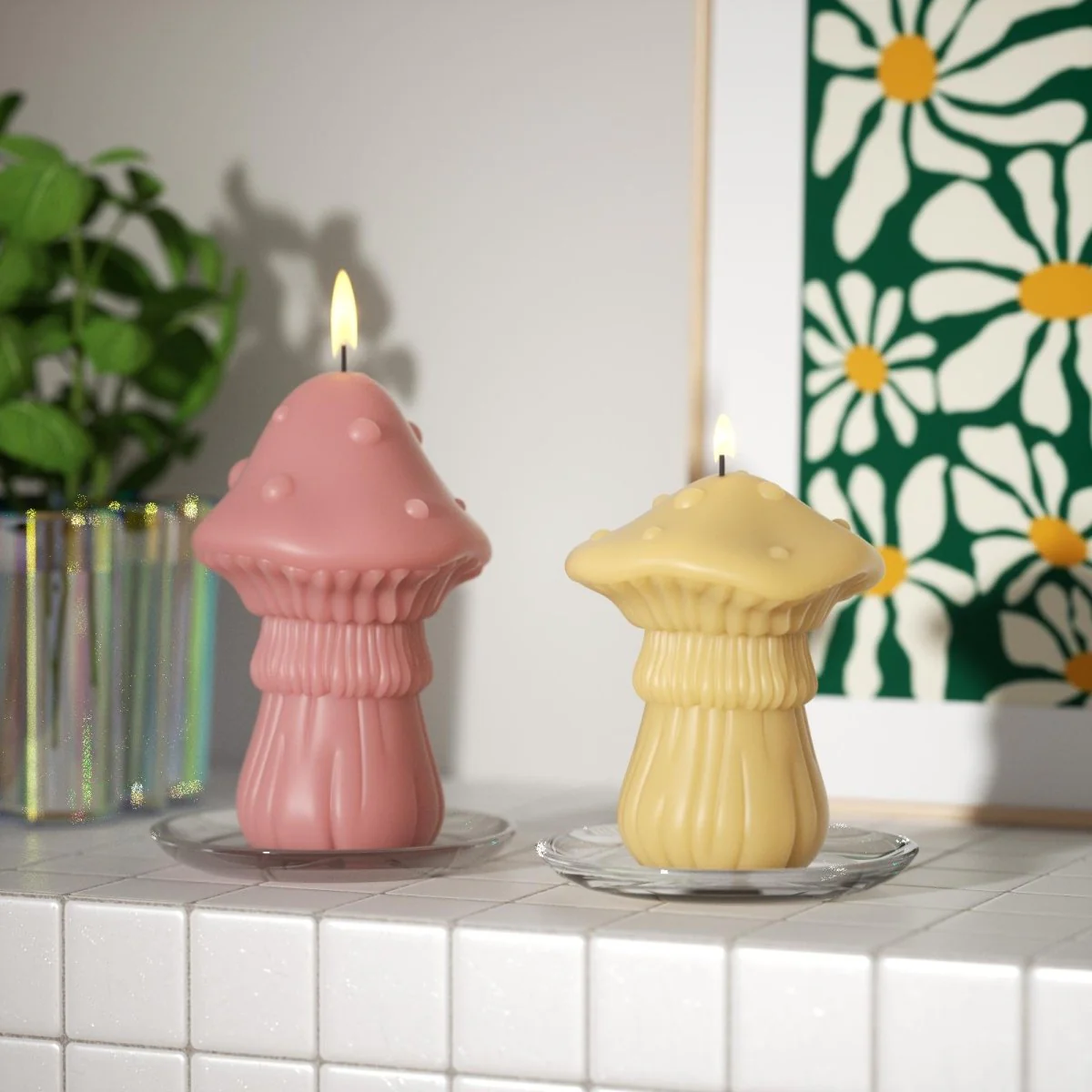 Funky Mushroom Candle Silicone Mold - Image 4