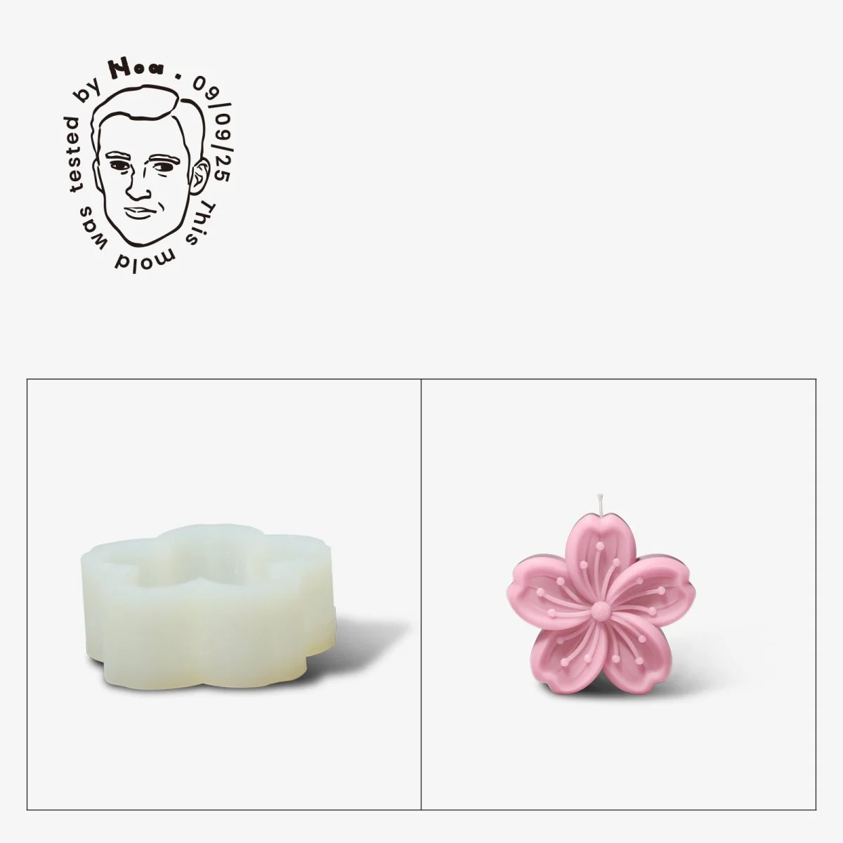 Gently Used Eternal Bloom Candle Silicone Mold Collection - Image 15
