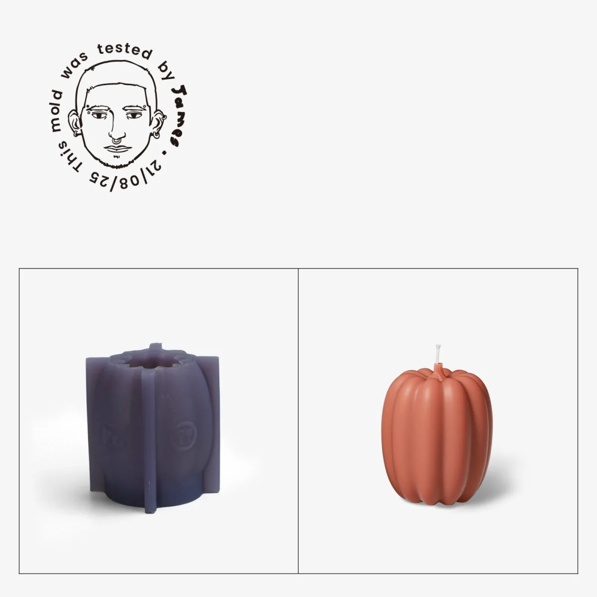 Gently Used Pumpkin Shaped Silicone Mold Collection - Image 5