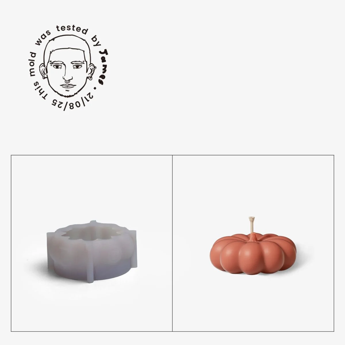 Gently Used Pumpkin Shaped Silicone Mold Collection - Image 8