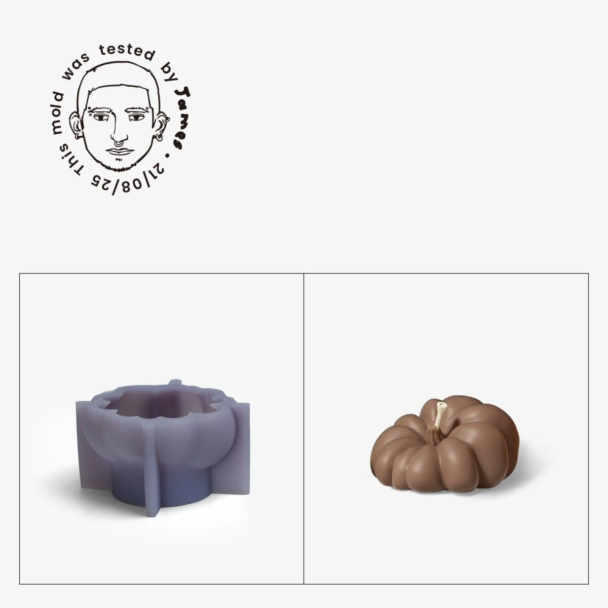 Gently Used Pumpkin Shaped Silicone Mold Collection - Image 9