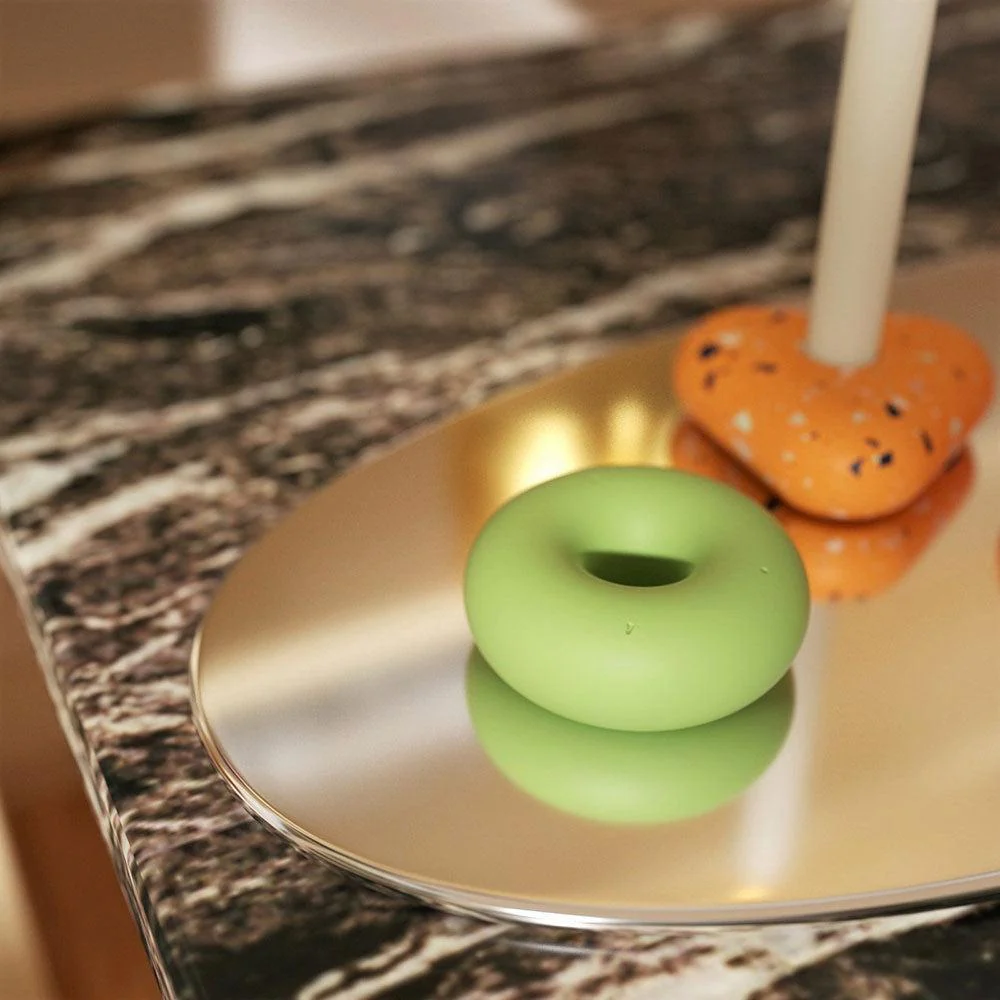 Geometric Taper Candle Holder Silicone Mold - Image 3