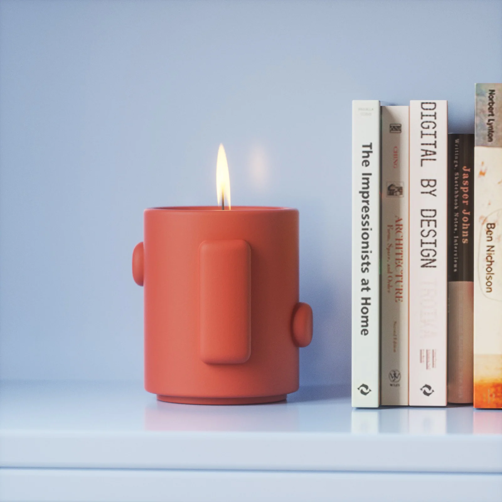 Geometric Candle Jar with Lid Silicone Mould - Image 4