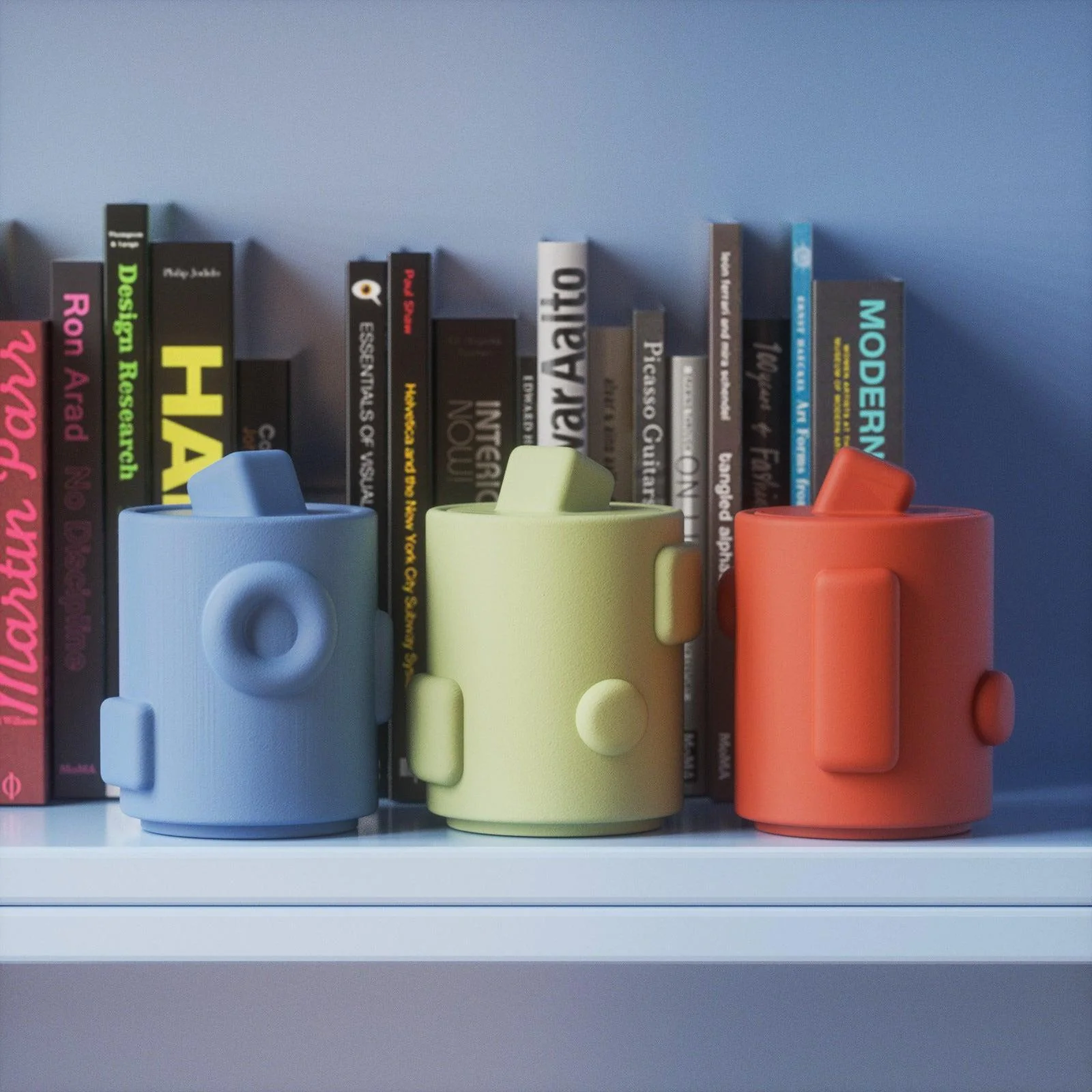 Geometric Candle Jar with Lid Silicone Mould - Image 6