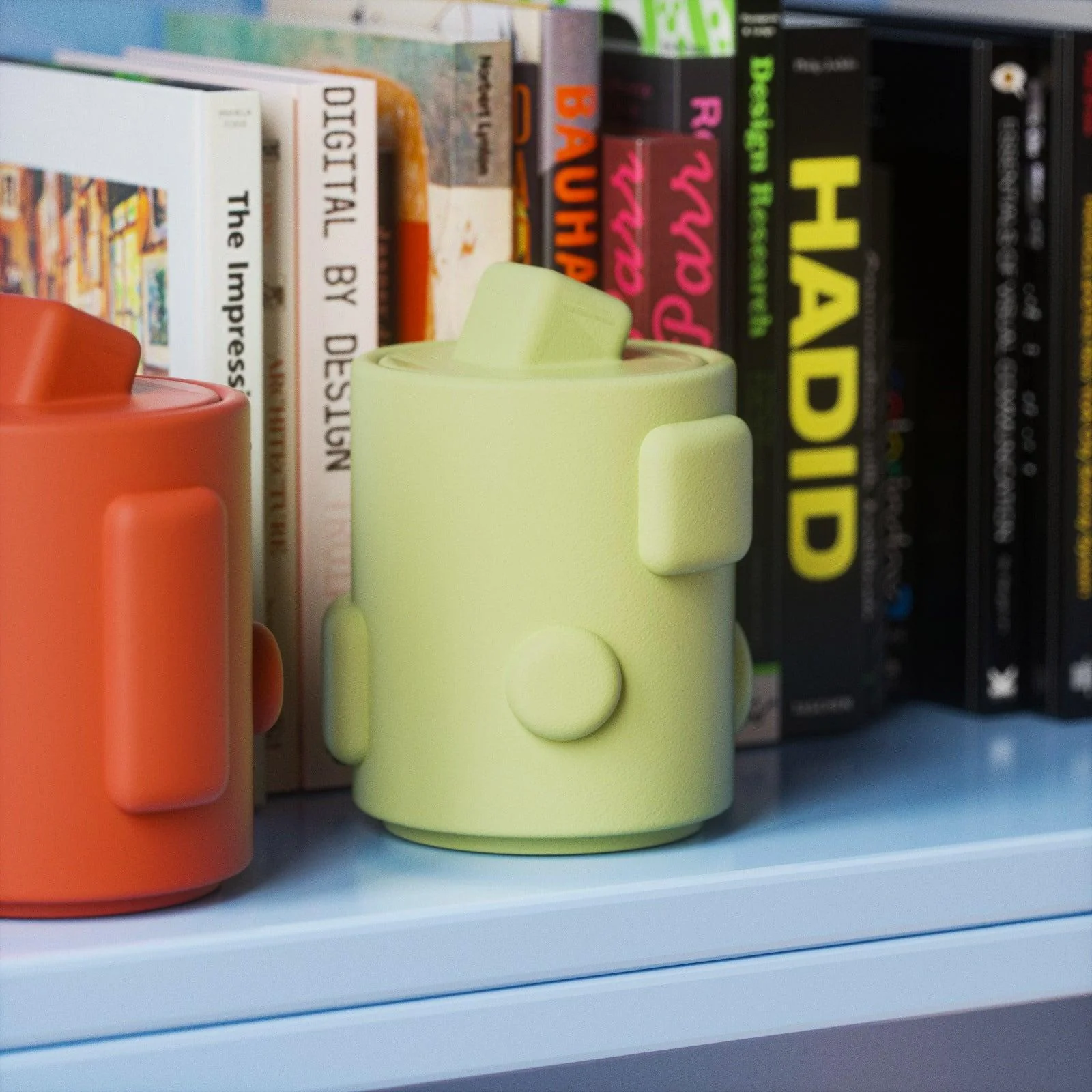 Geometric Candle Jar with Lid Silicone Mould - Image 4