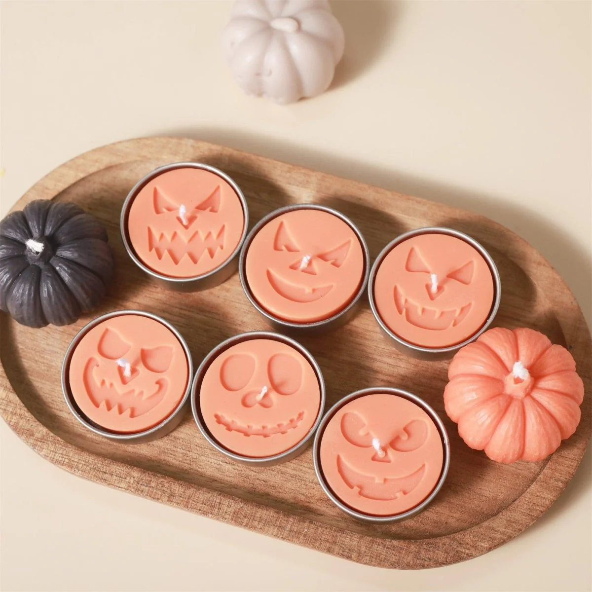 Haunted Grins Tealight Candle Silicone Mold Collection for Halloween - Image 6